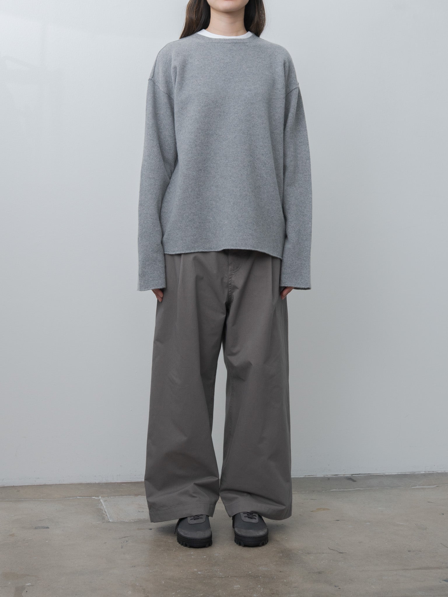 Namu Shop - Sofie D'Hoore MILES Sweater - Mid Gray Melange