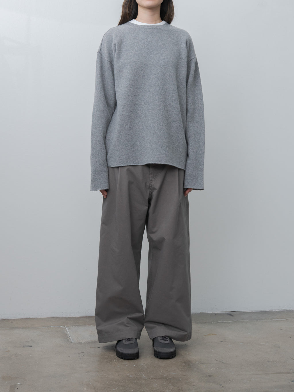 Namu Shop - Sofie D'Hoore MILES Sweater YCOM - Mid Gray Melange