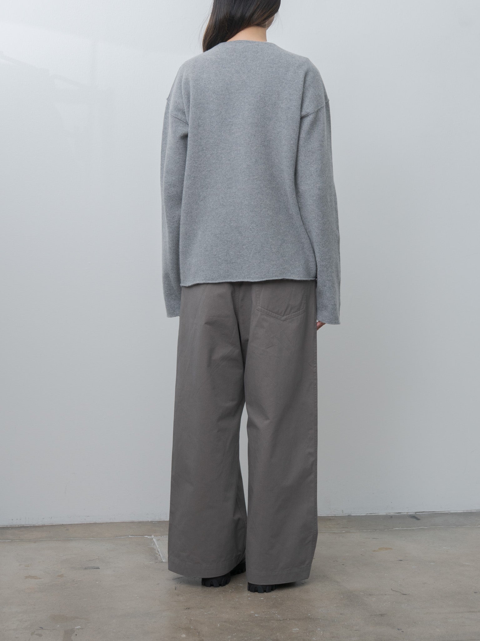 Namu Shop - Sofie D'Hoore MILES Sweater - Mid Gray Melange