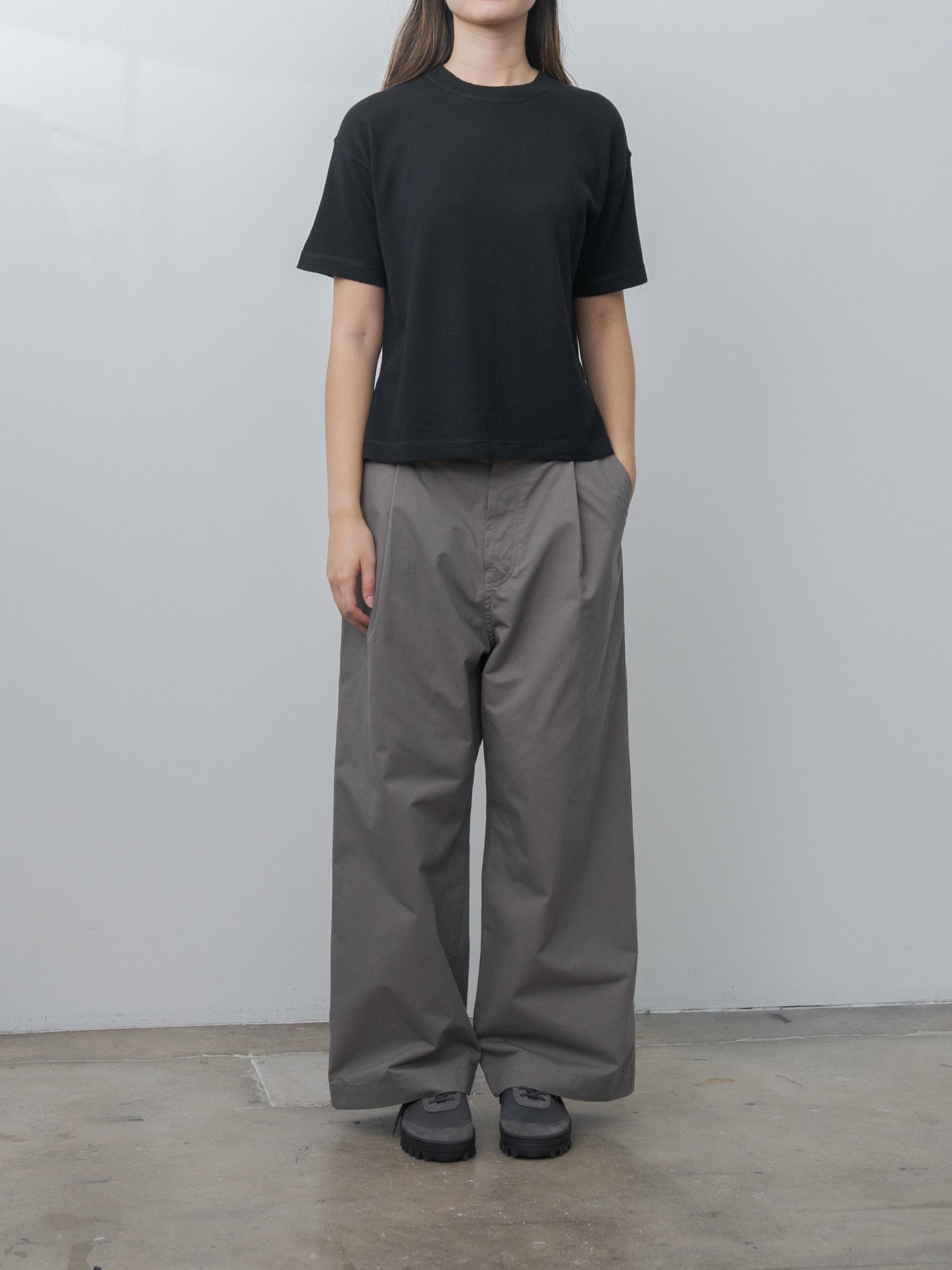 Namu Shop - Sofie D'Hoore MARTA Merino Wool Tee - Black