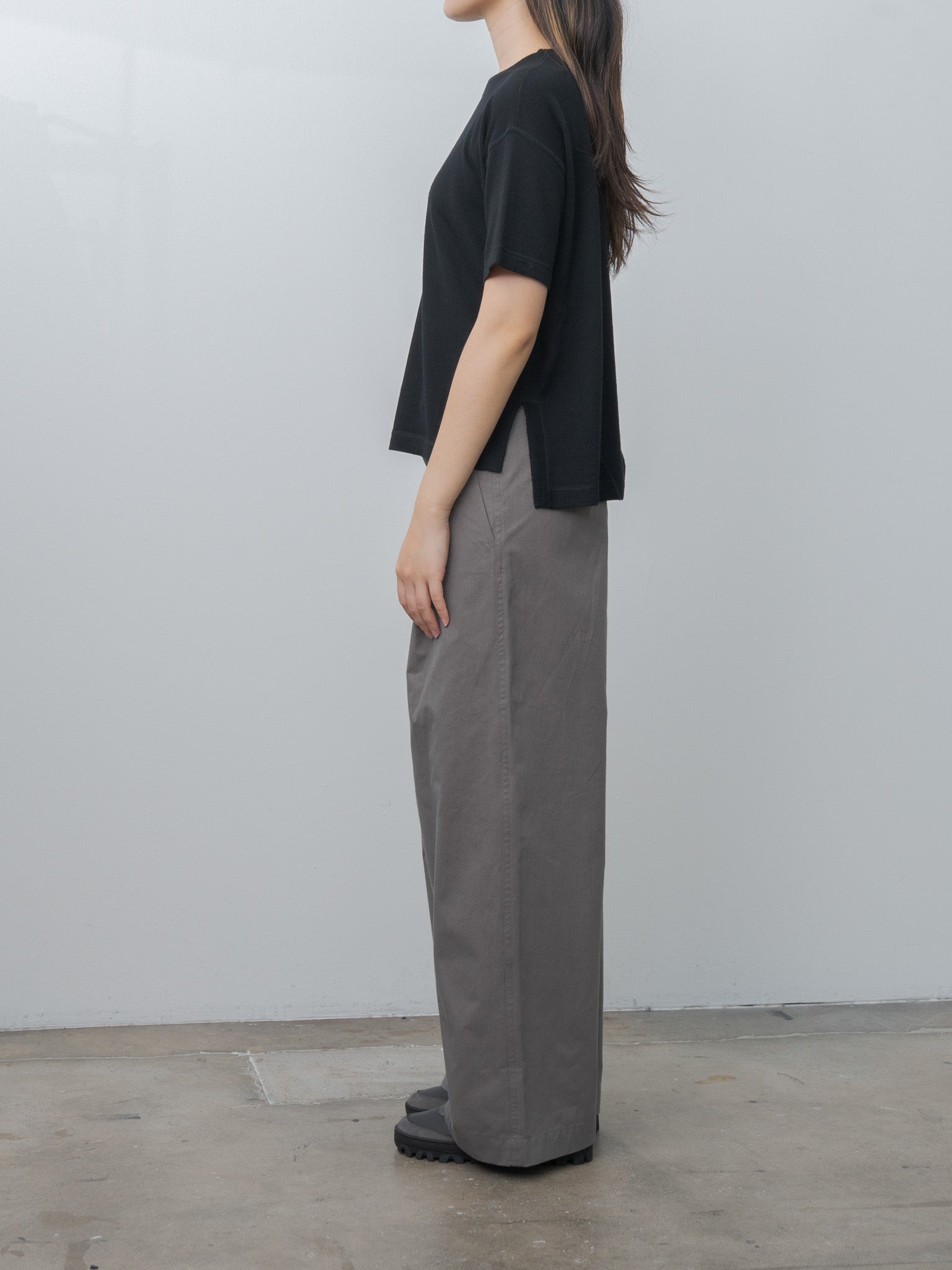 Namu Shop - Sofie D'Hoore MARTA Merino Wool Tee - Black