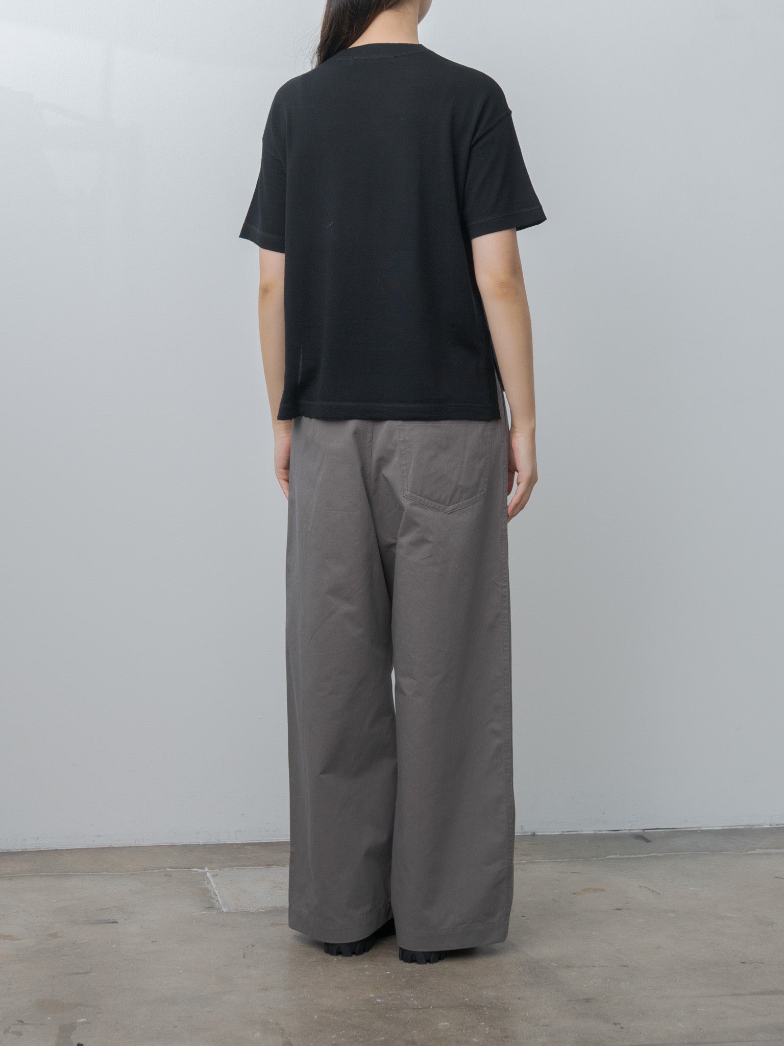 Namu Shop - Sofie D'Hoore MARTA Merino Wool Tee - Black