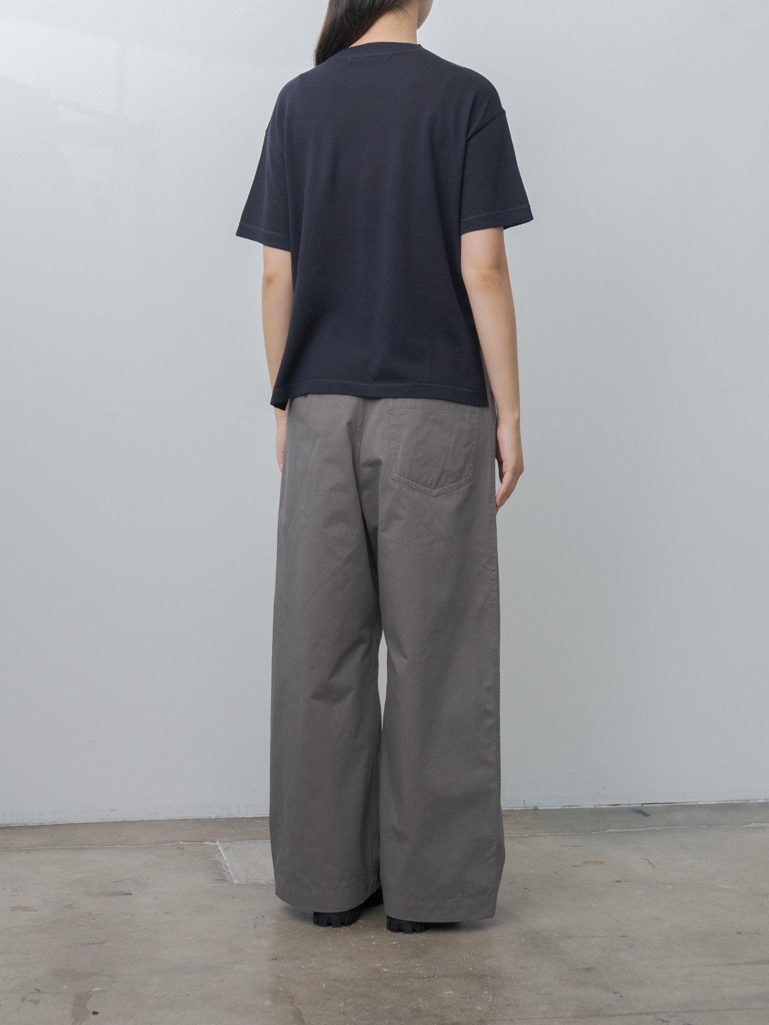 Namu Shop - Sofie D'Hoore MARTA Merino Wool Tee - Midnight