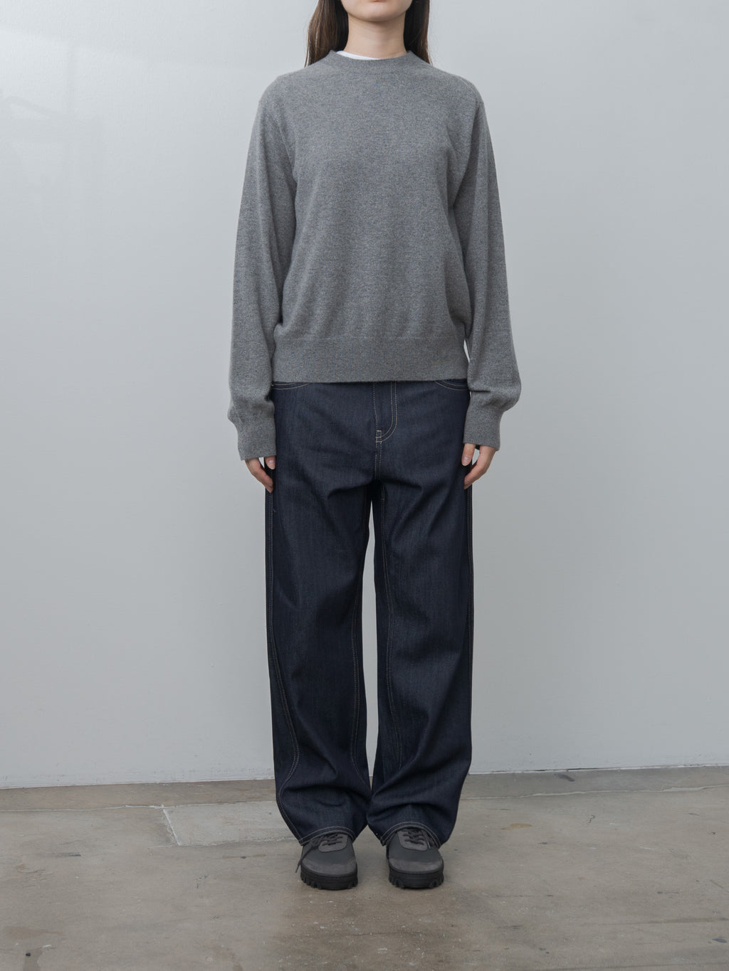 Namu Shop - Sofie D'Hoore MINOS Sweater YCASH - Metal Melange