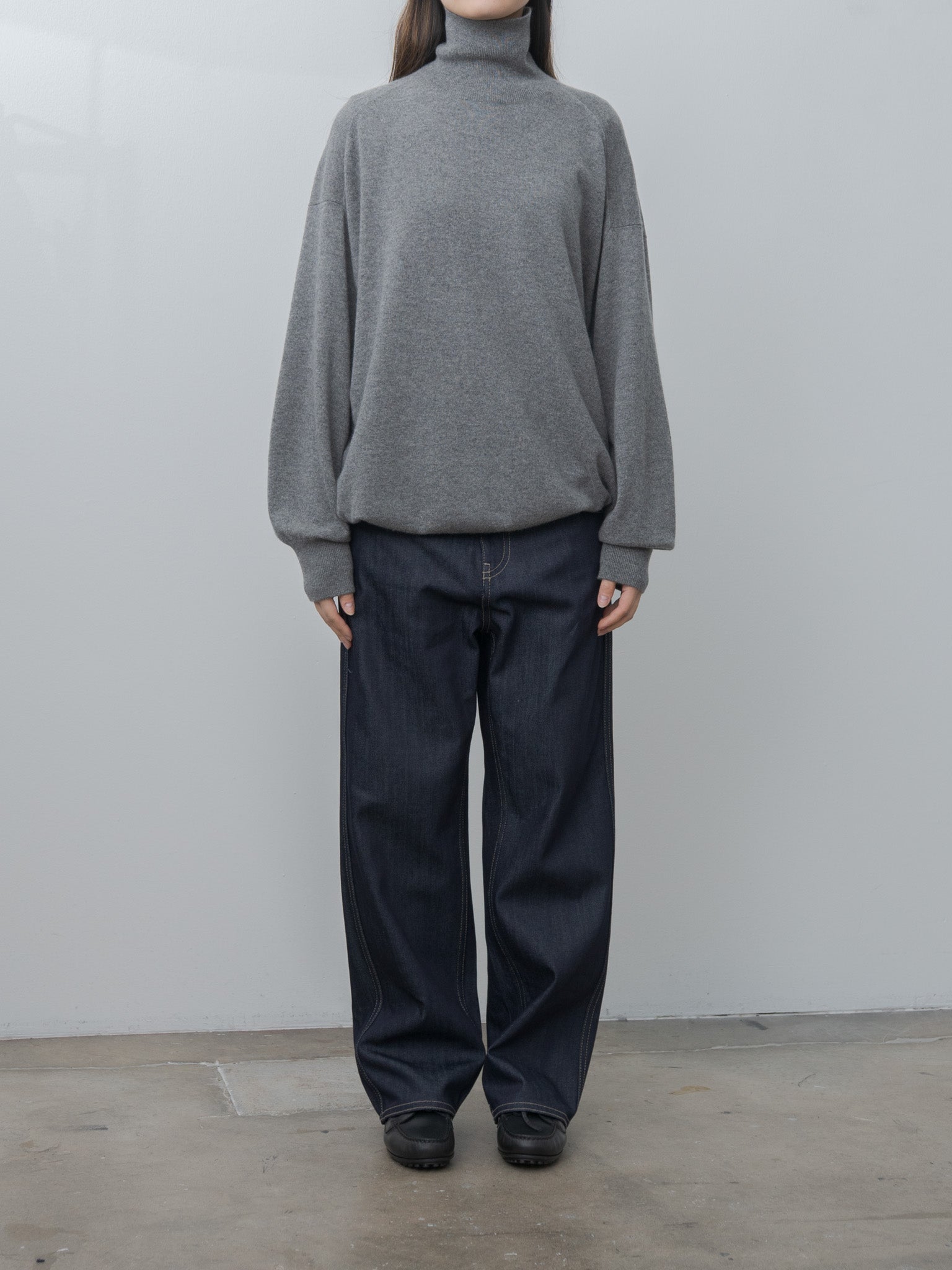 Namu Shop - Sofie D'Hoore MANUEL Sweater - Metal Melange