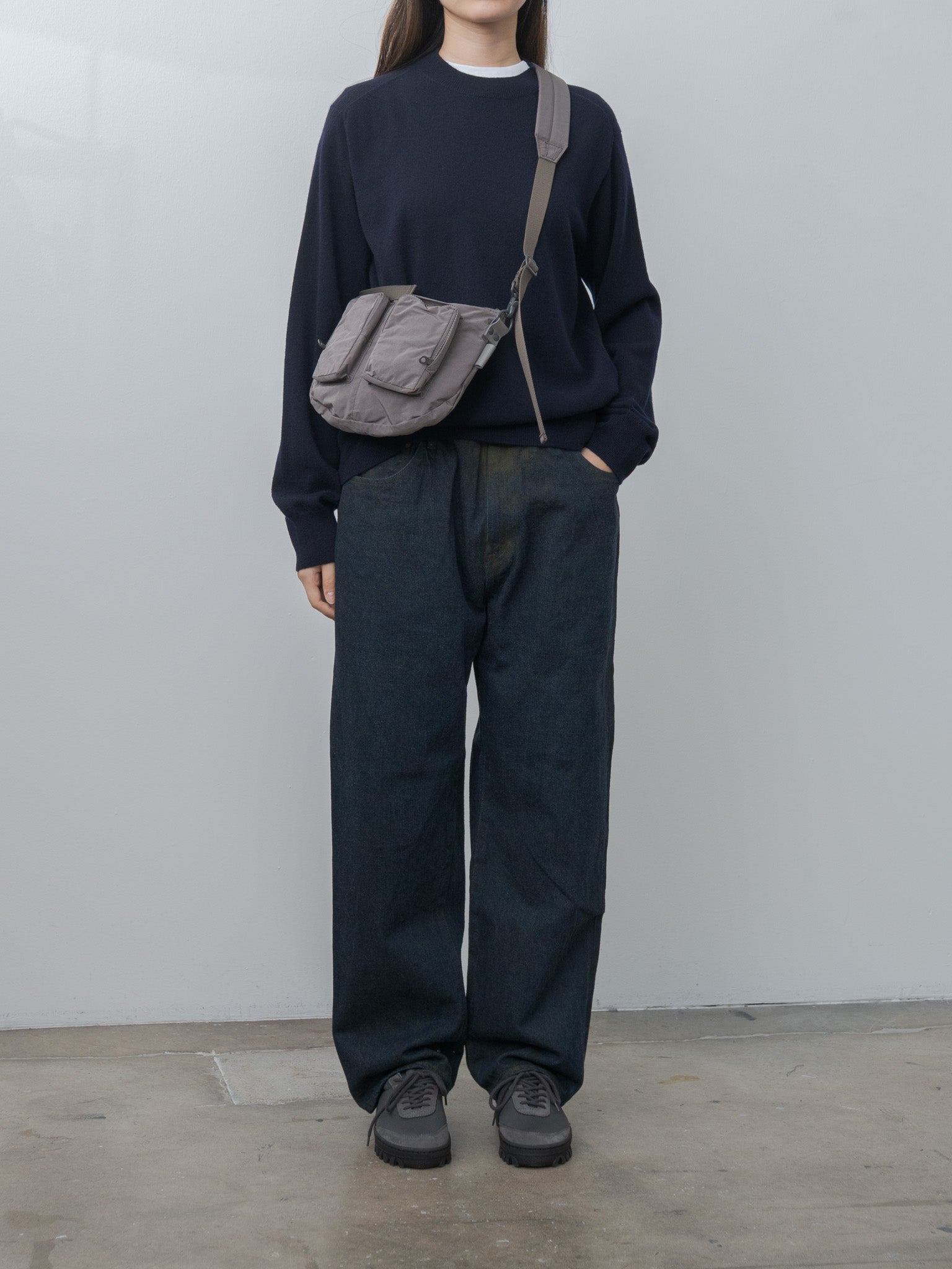 Split Yarn Bodybag S - Gray