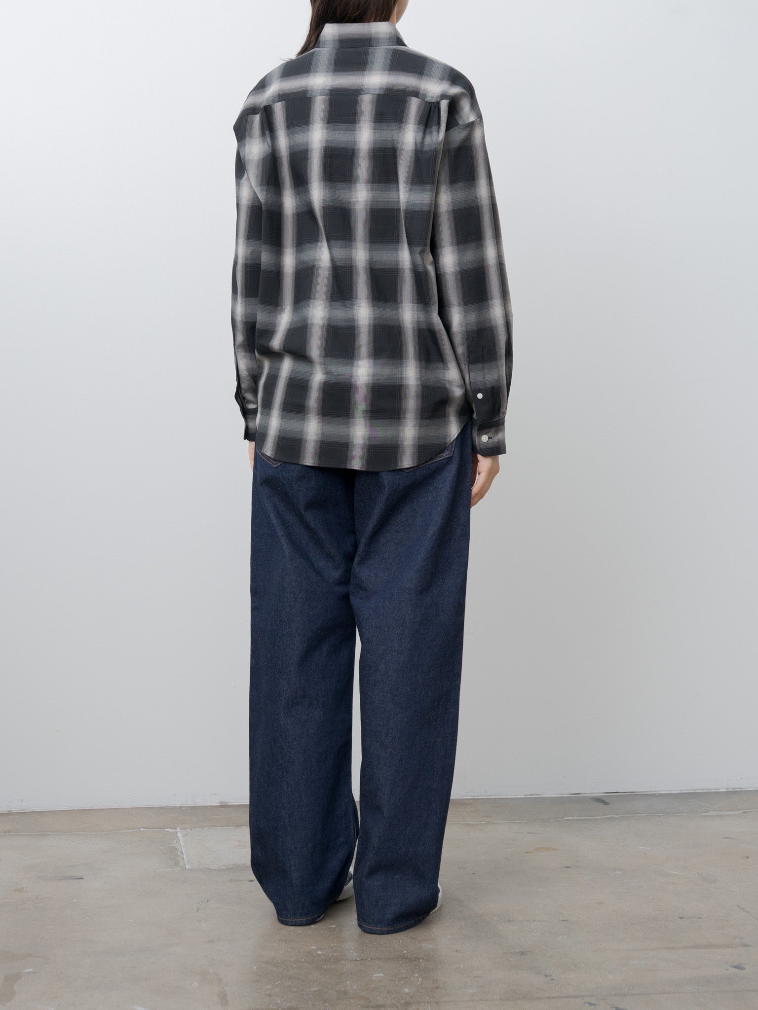 Namu Shop - Nicholson & Nicholson Kay-W Shirt - Gray Check