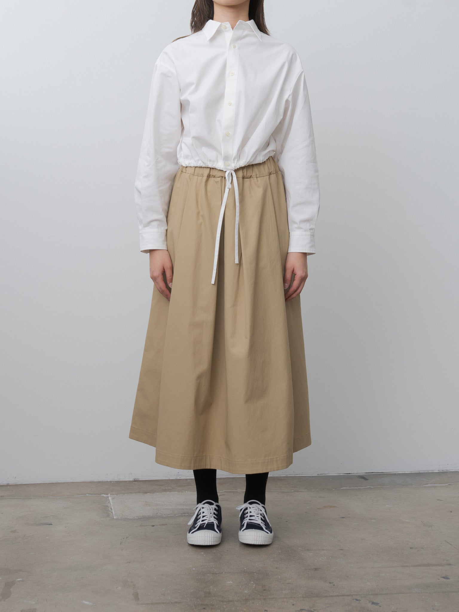 Namu Shop - Nicholson & Nicholson Allie-Twill Shirt - White