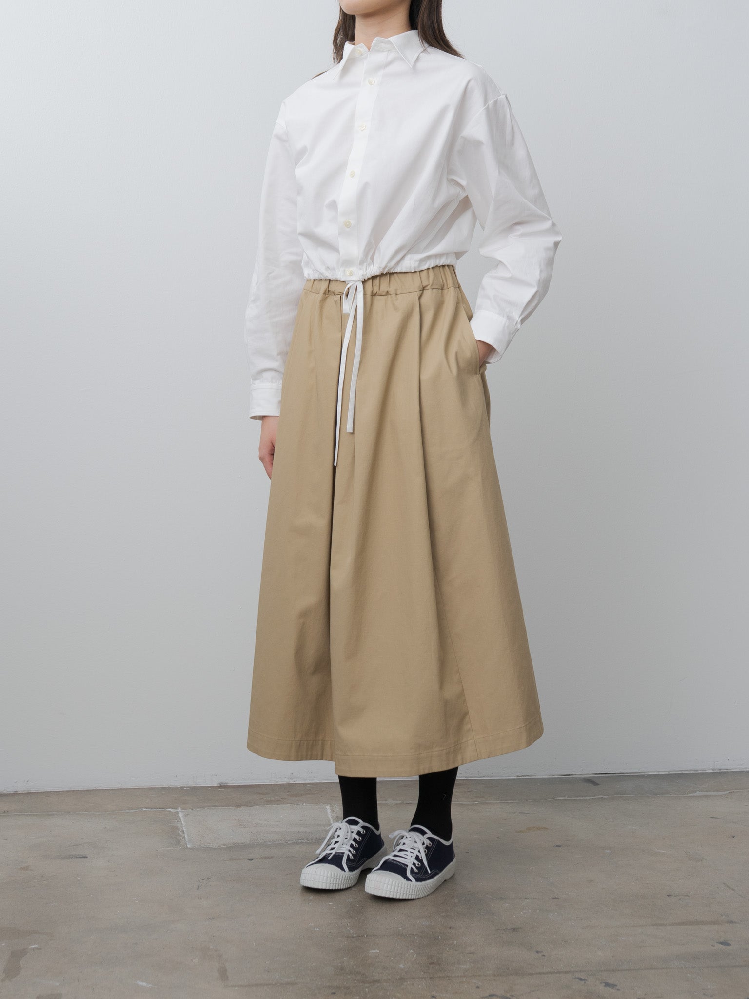 Namu Shop - Nicholson & Nicholson Dolly-Twill Skirt - Beige