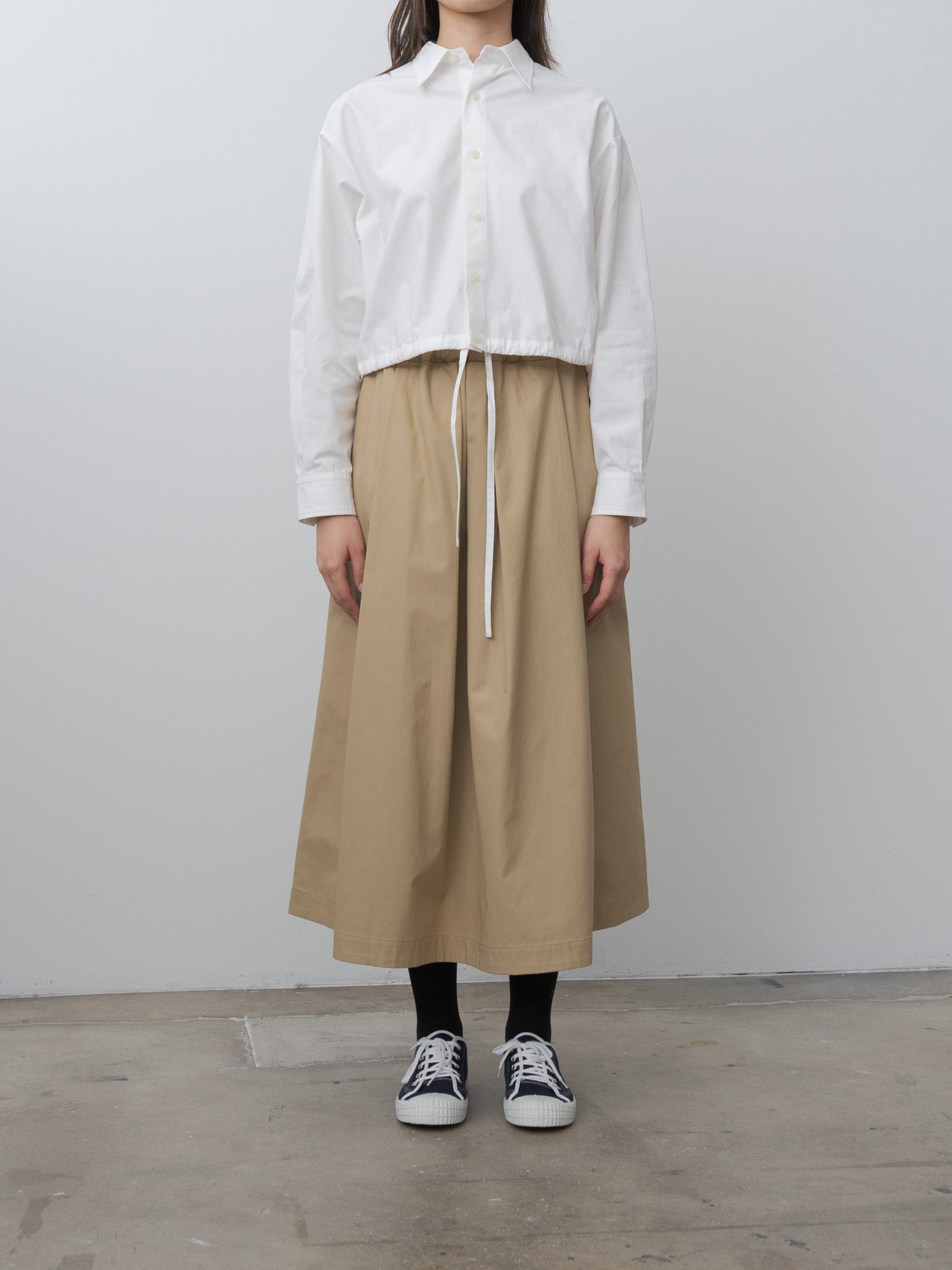 Namu Shop - Nicholson & Nicholson Dolly-Twill Skirt - Beige