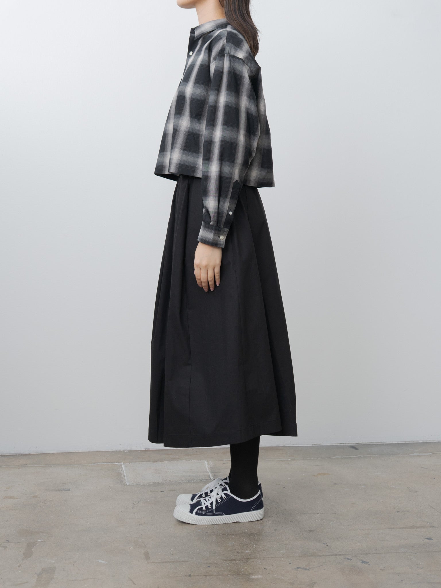 Namu Shop - Nicholson & Nicholson Sara-W Shirt - Gray Check
