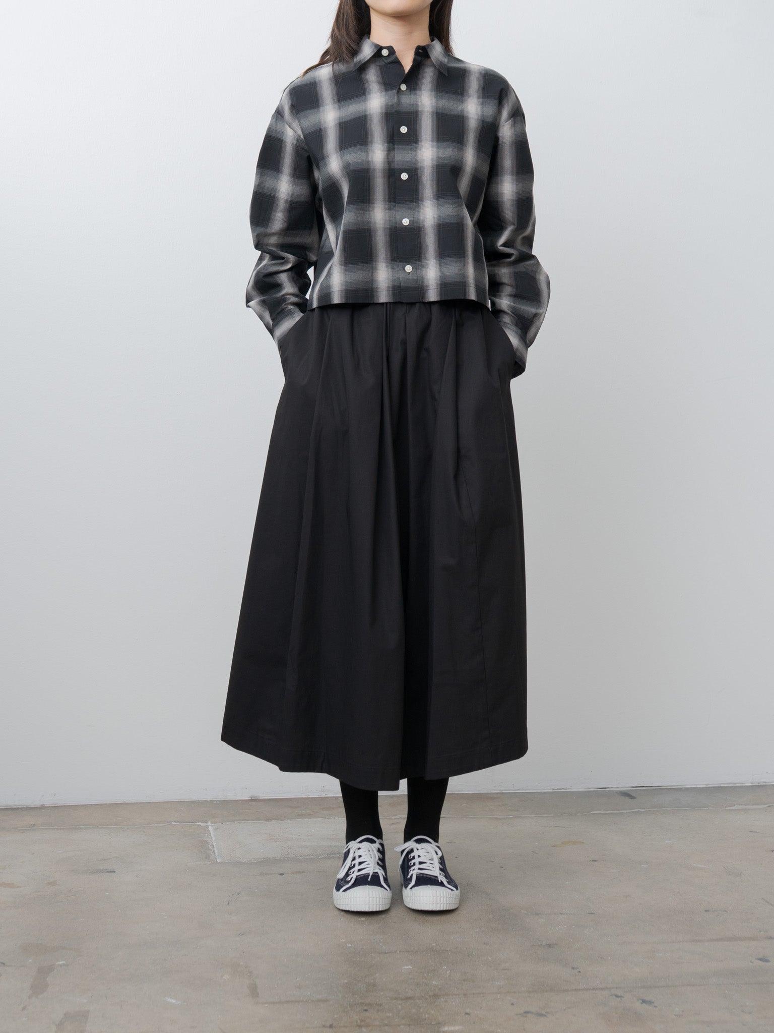 Namu Shop - Nicholson & Nicholson Sara-W Shirt - Gray Check