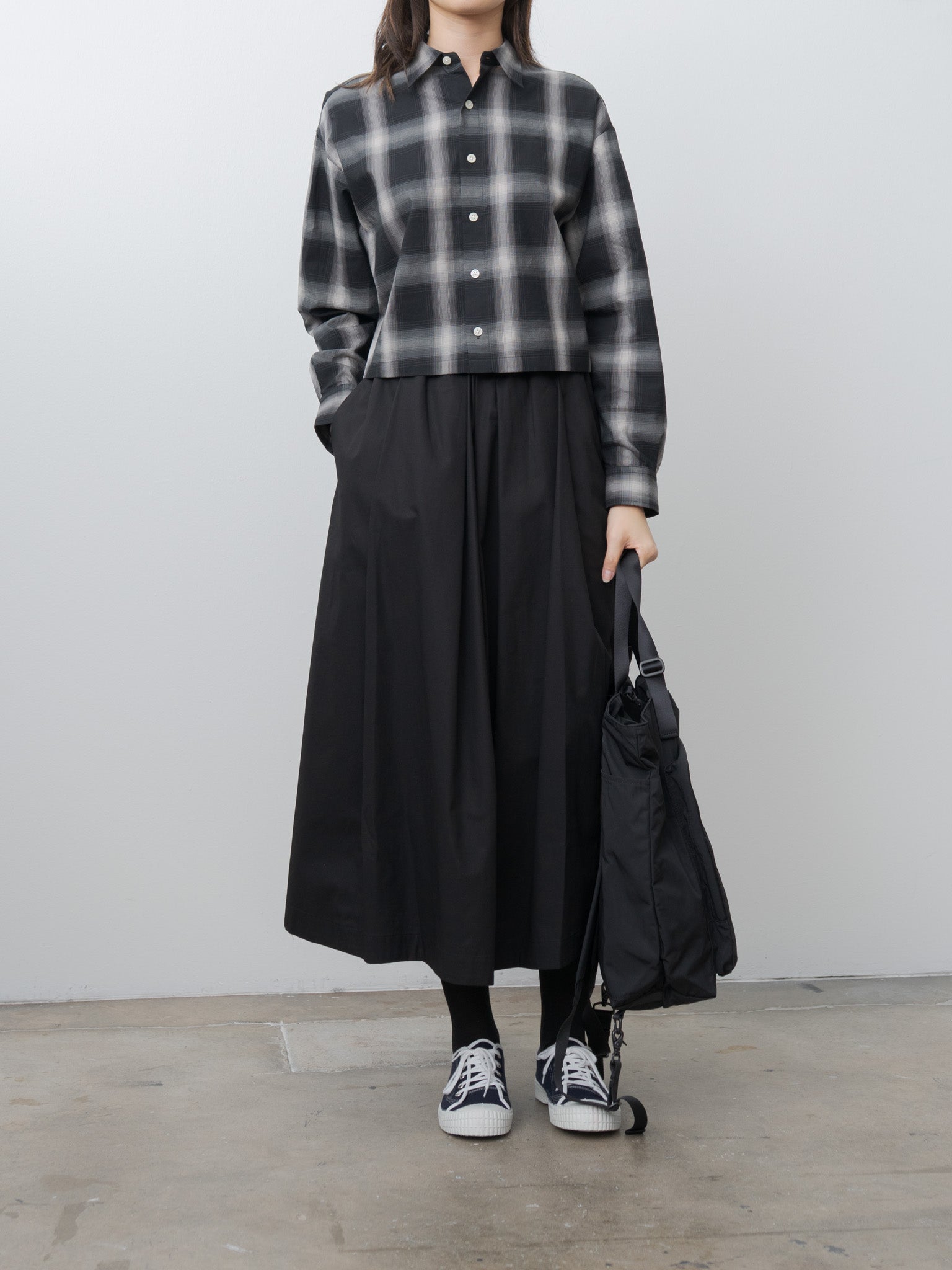 Namu Shop - Nicholson & Nicholson Sara-W Shirt - Gray Check