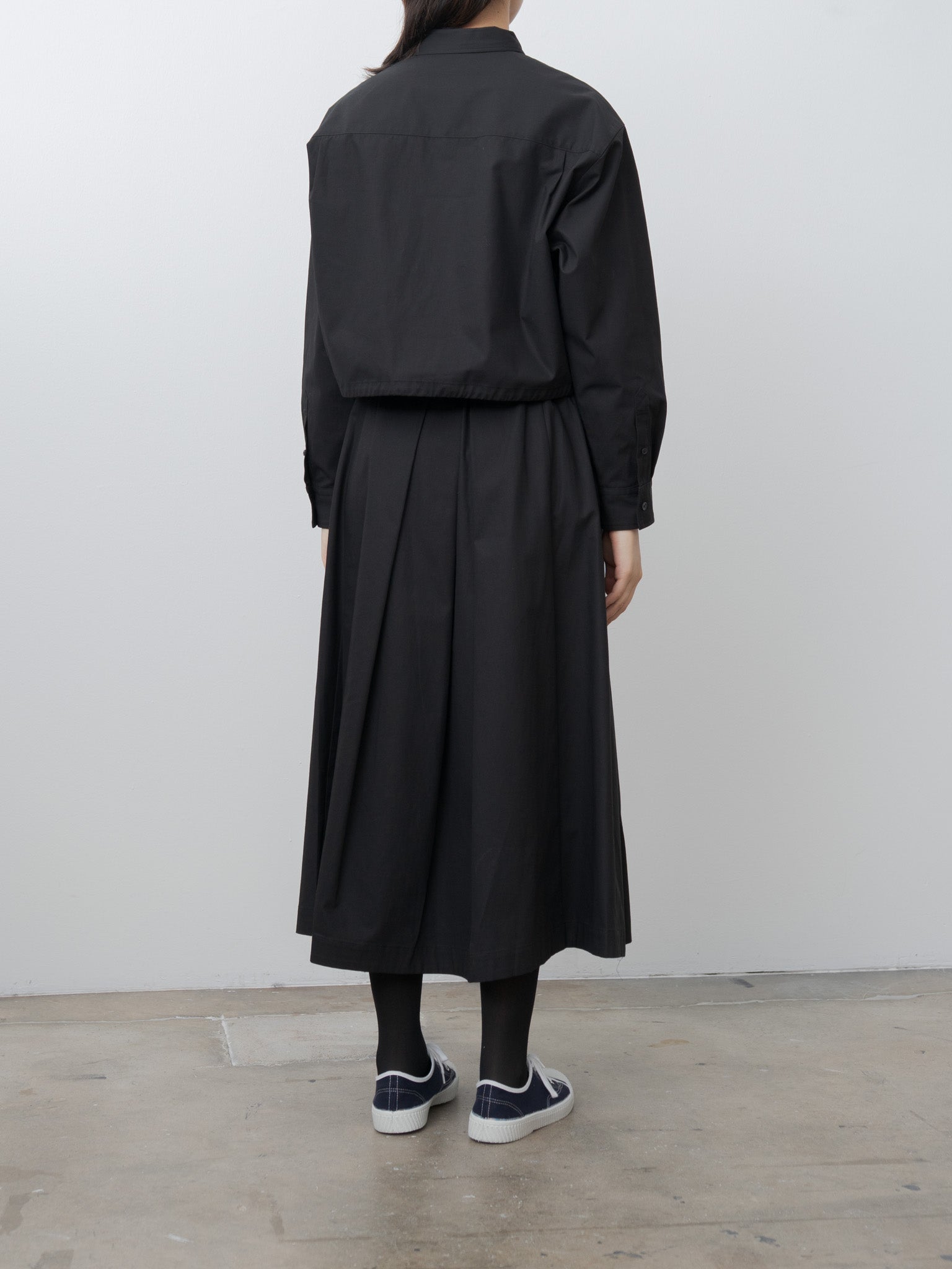 Namu Shop - Nicholson & Nicholson Allie-Twill Shirt - Black