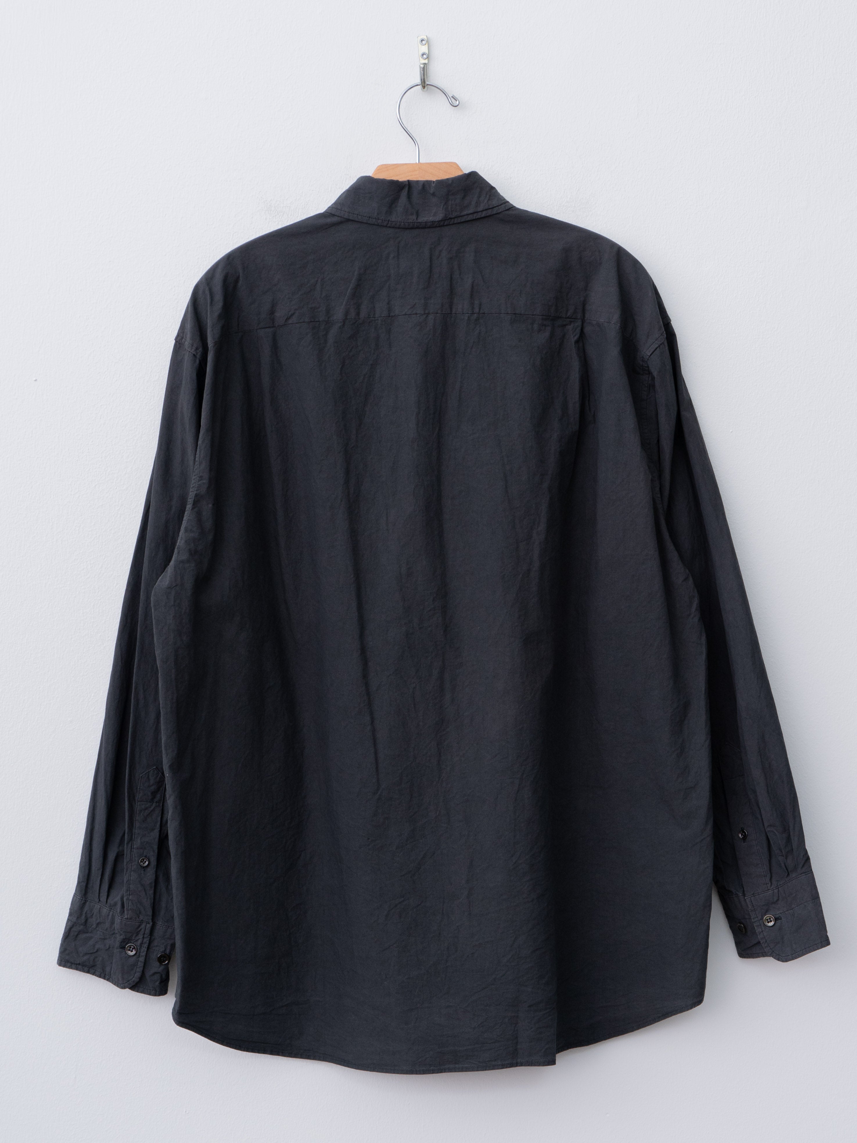 Namu Shop - Yoko Sakamoto Regular Collar Shirt - Sumi Ink