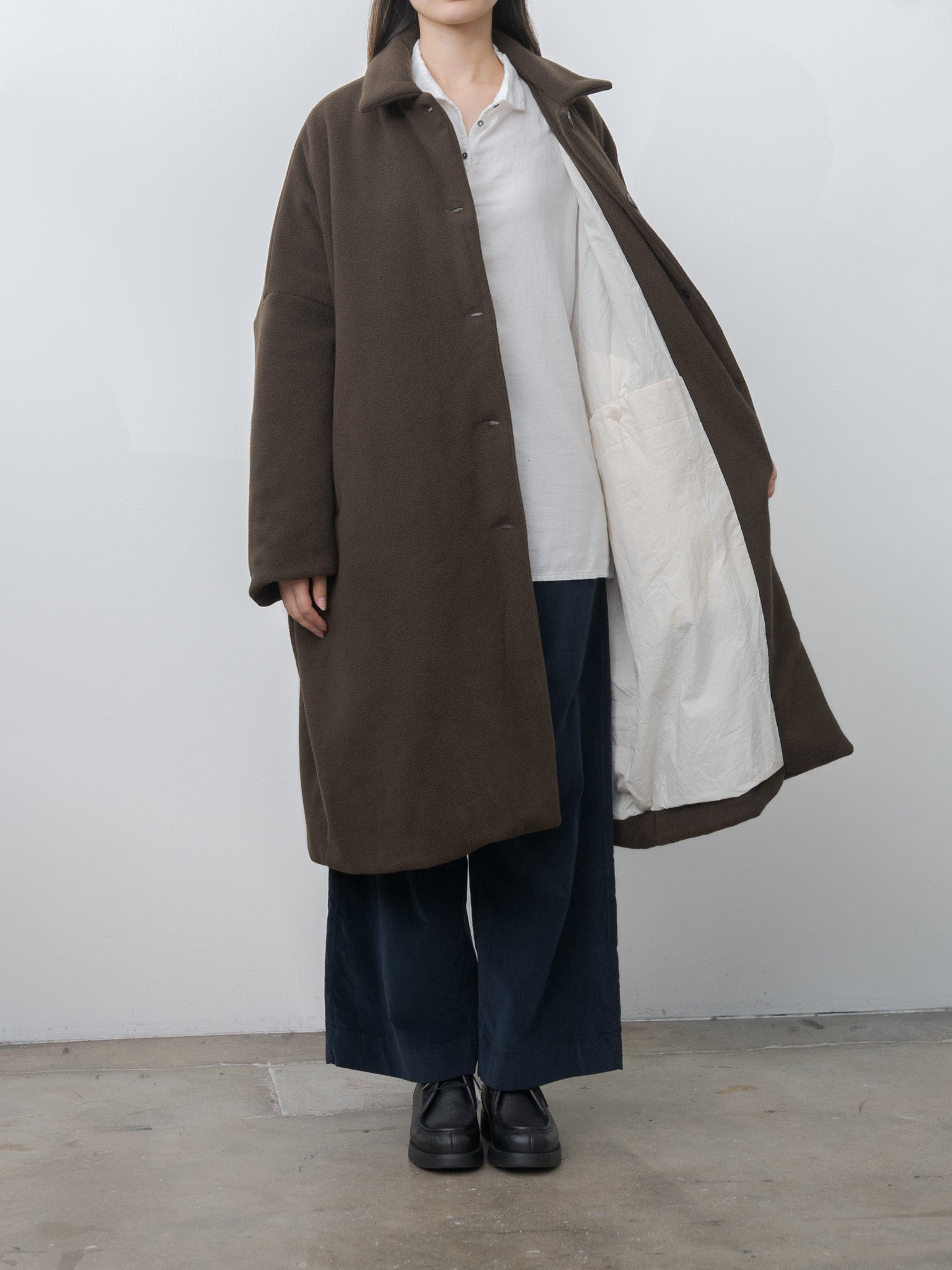 Namu Shop - Casey Casey Big Blobby Coat HEAVY CASHMERE