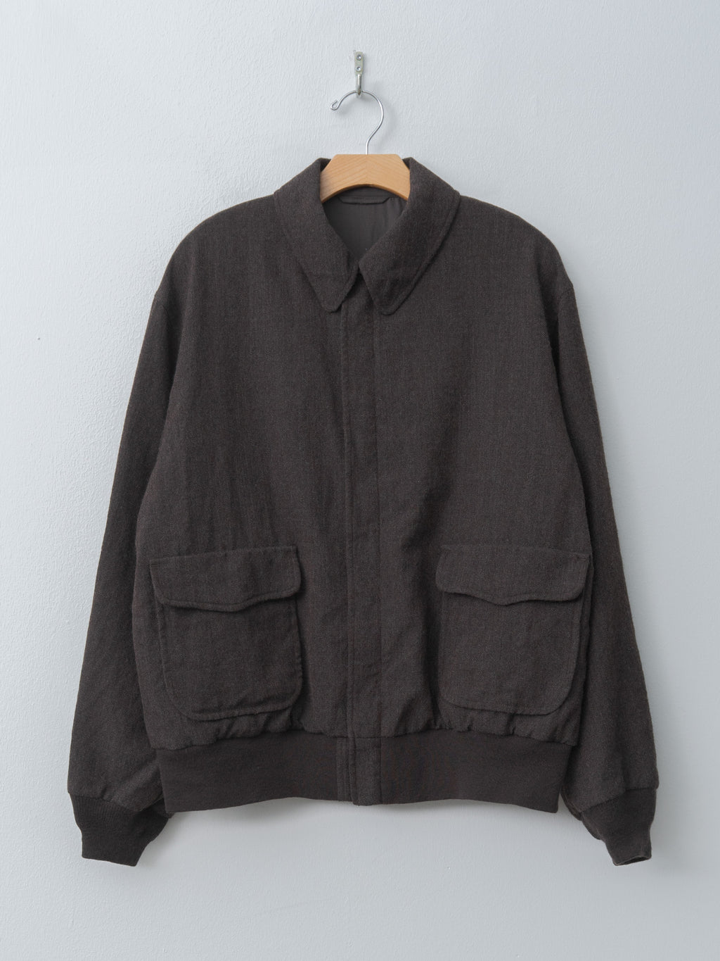 Namu Shop - Kaptain Sunshine Wool Herringbone Flight Jacket