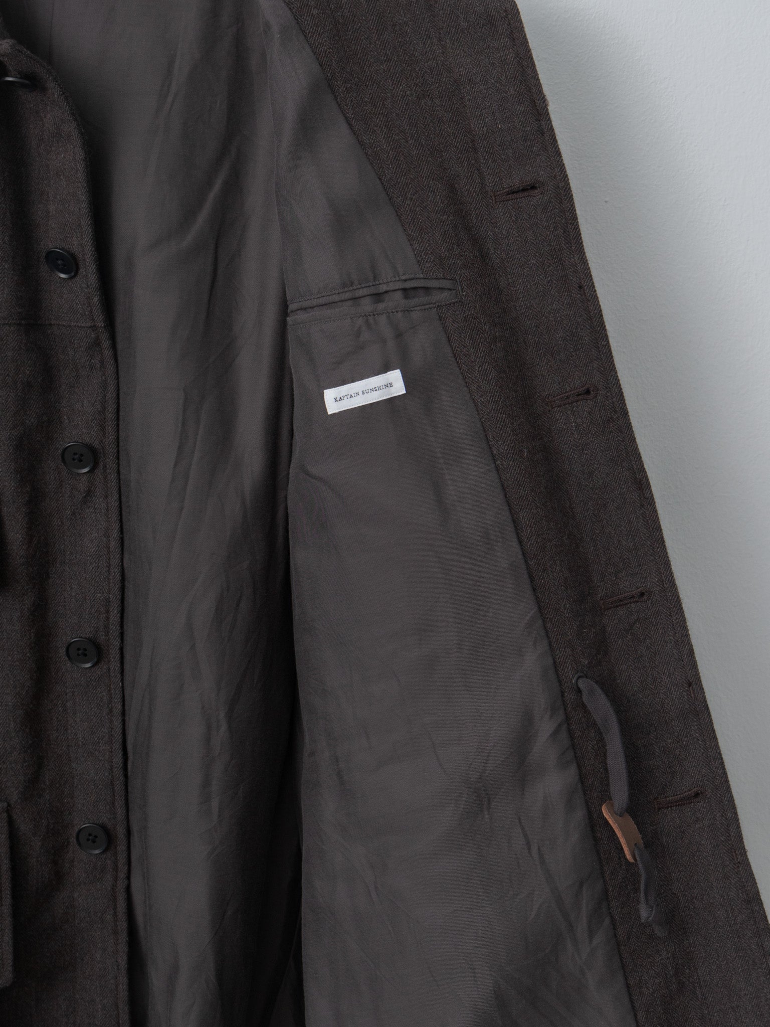 Namu Shop - Kaptain Sunshine Wool Herringbone Explorer Jacket