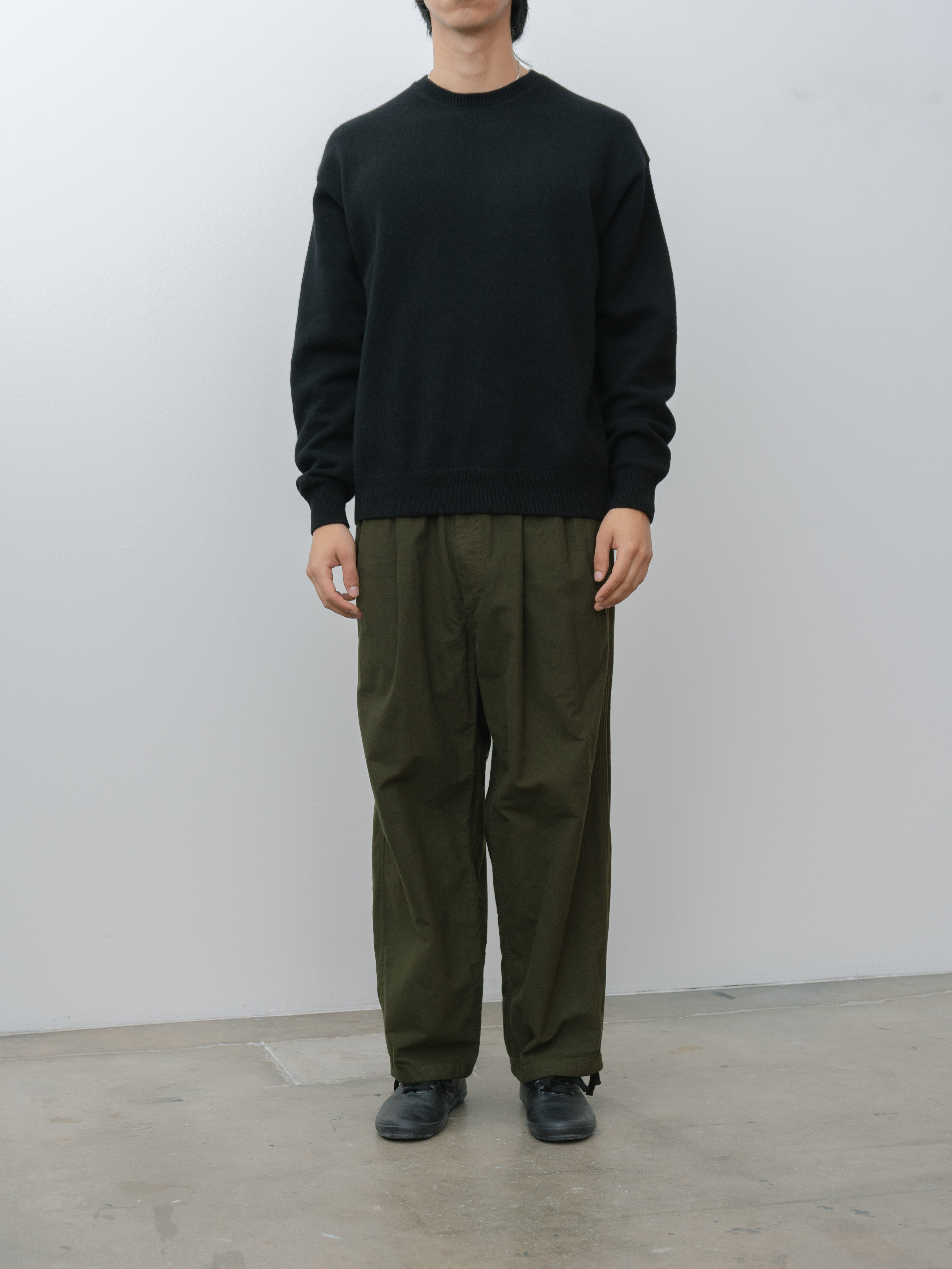 Yoko Sakamoto Unisex Brushed Cotton High Neck Pullover