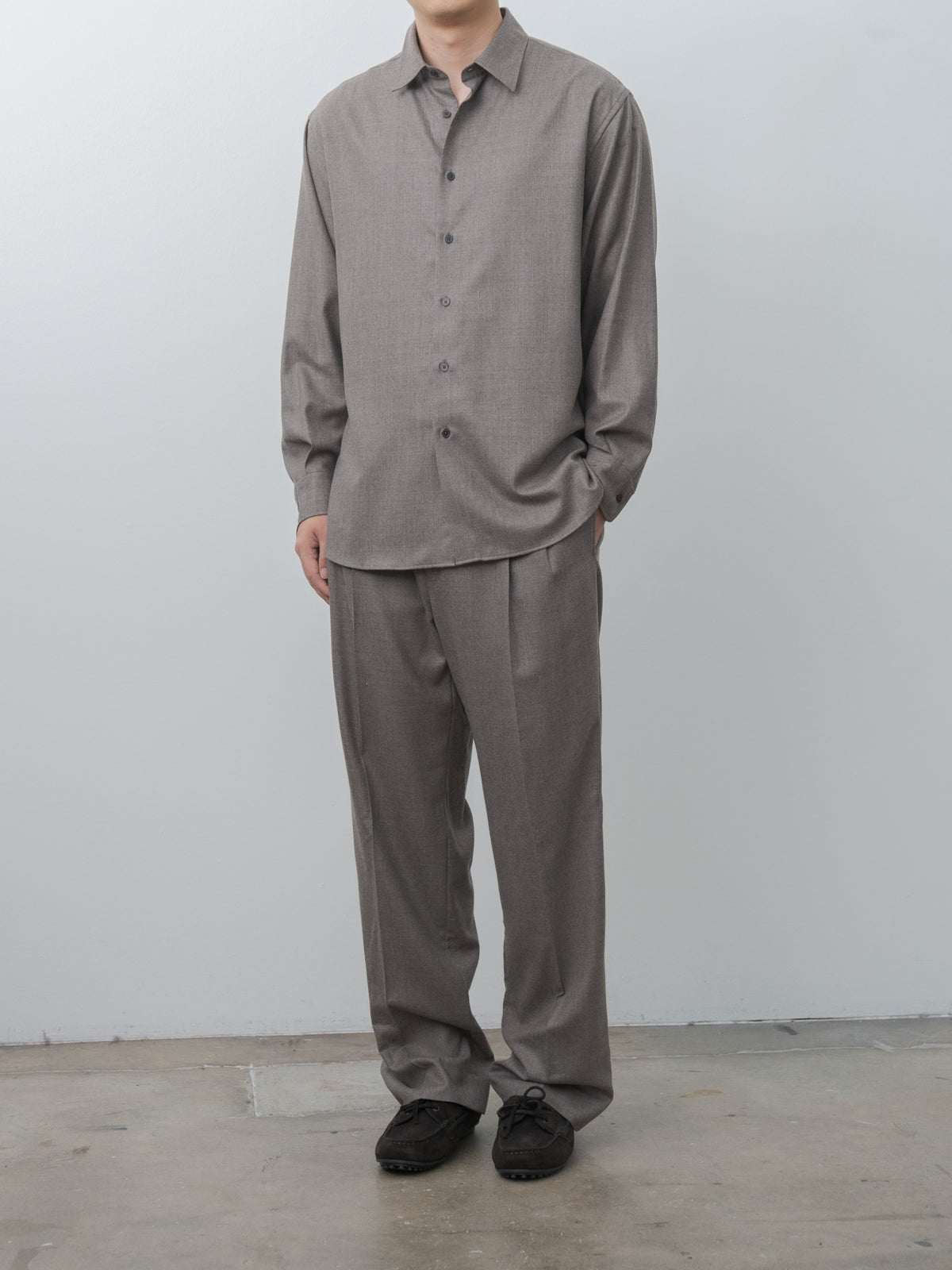 Namu Shop - Auralee Super Light Wool Shirt