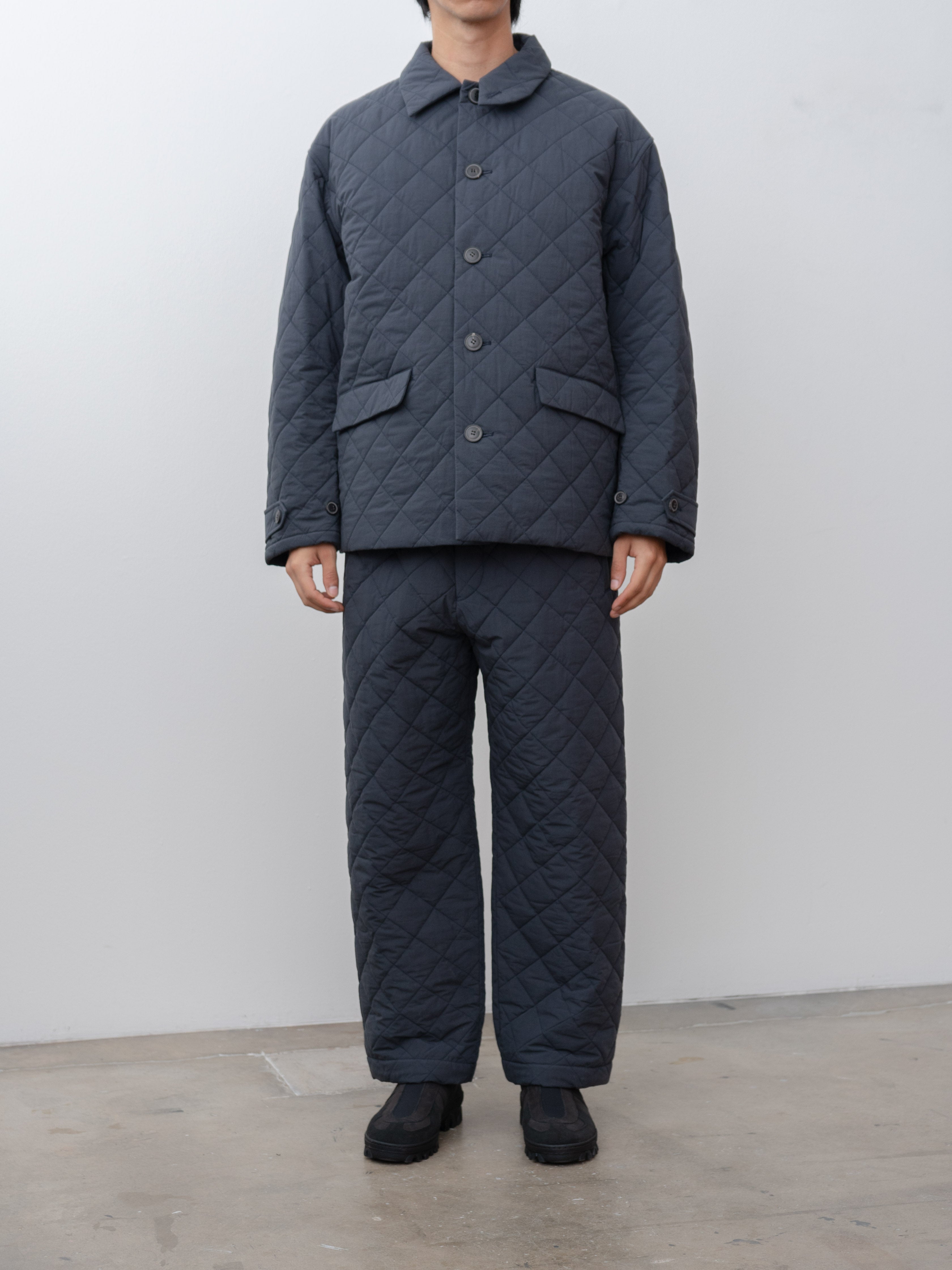 Namu Shop - Yoko Sakamoto Quilting Work Jacket - Navy