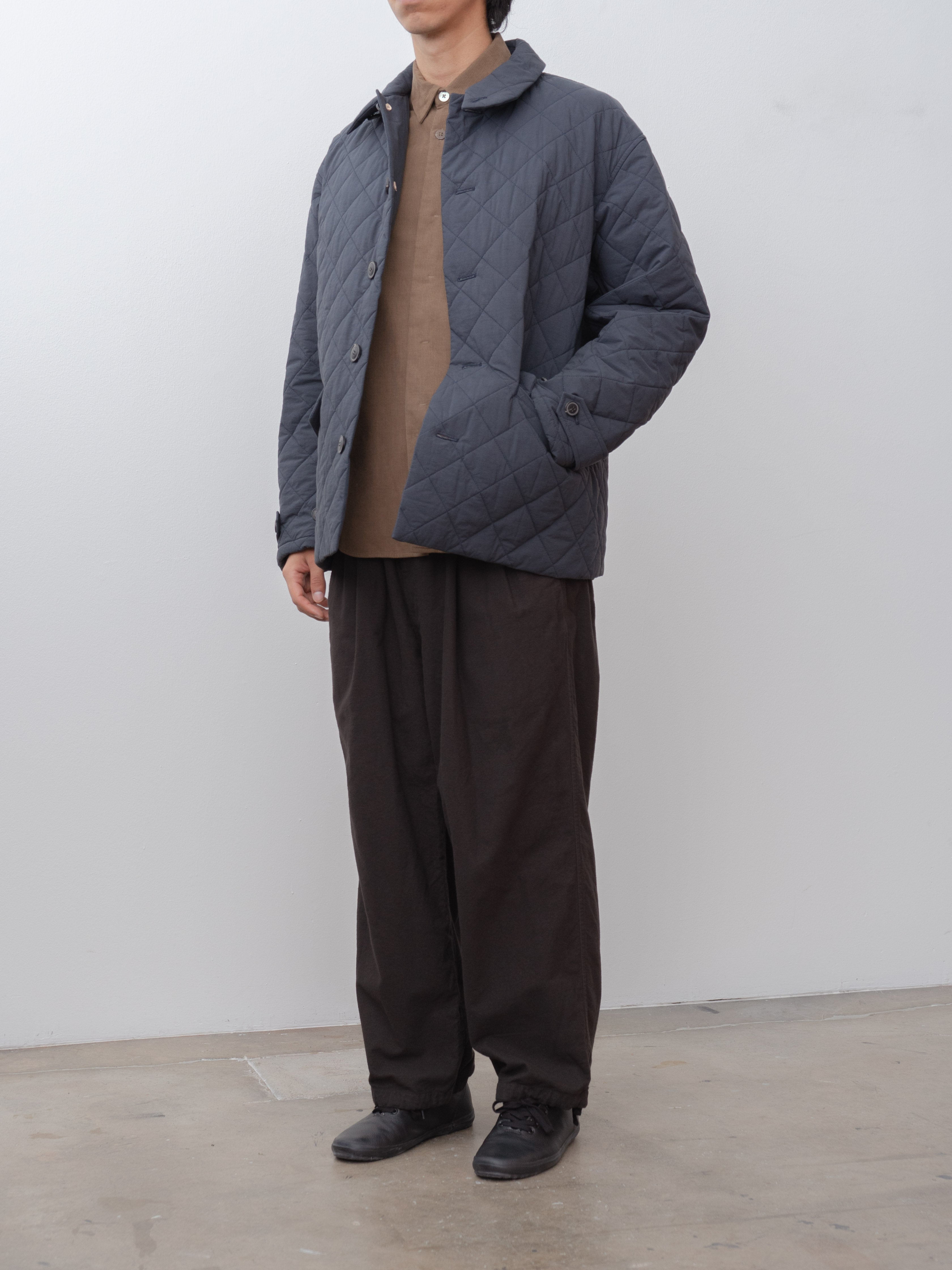 Namu Shop - Yoko Sakamoto Brushed Cotton Wide Pants - Brown