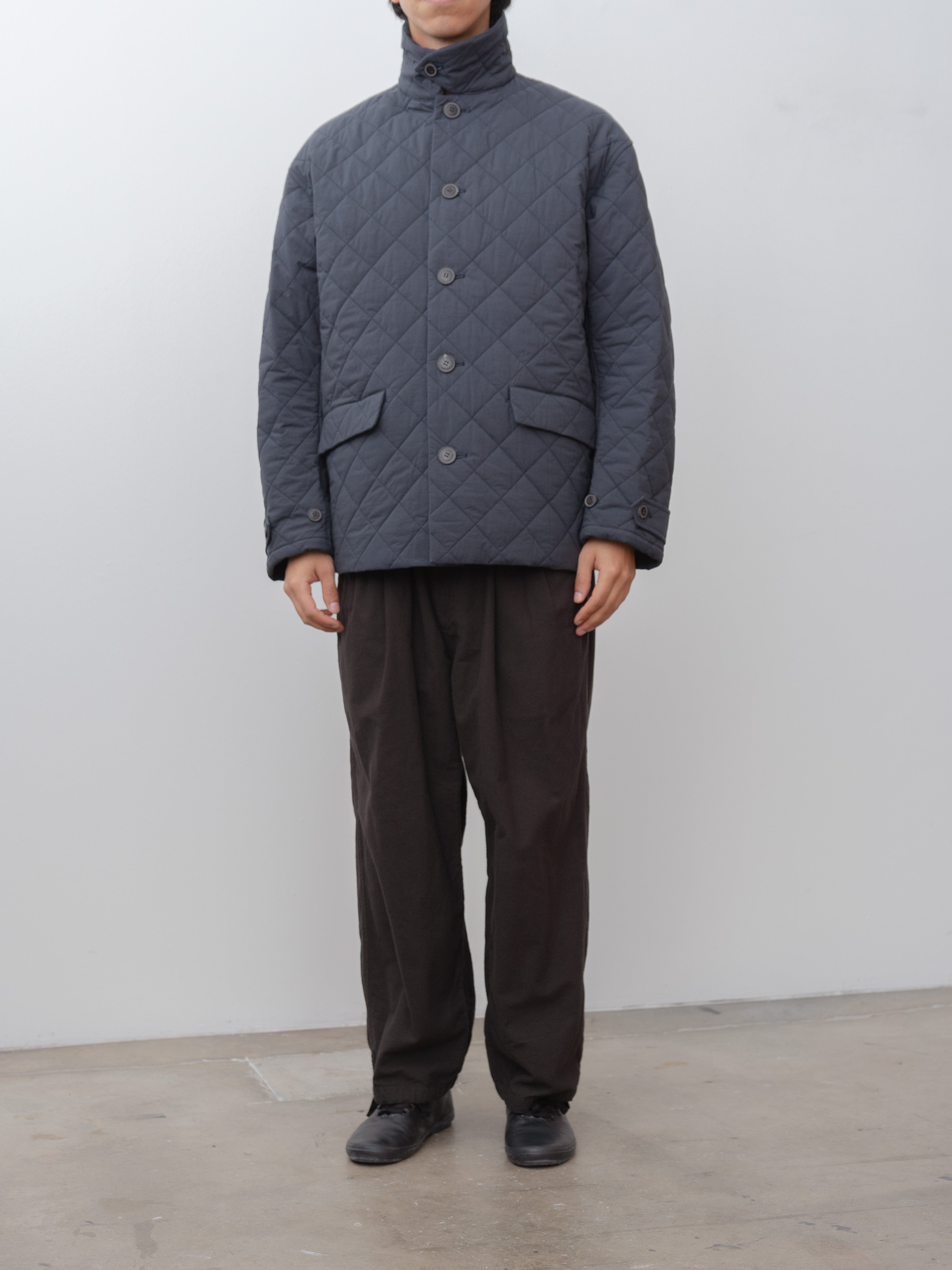 Namu Shop - Yoko Sakamoto Brushed Cotton Wide Pants - Brown