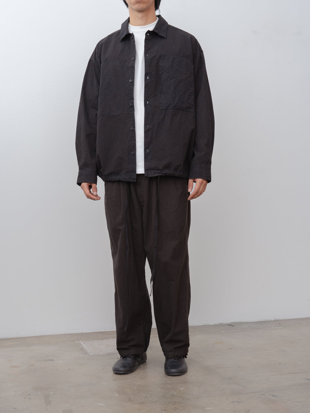 Namu Shop - Casey Casey Mili Volume Shirt - Black