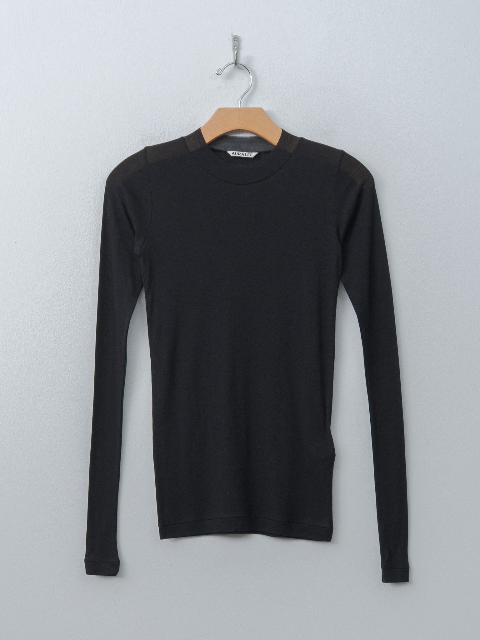 Namu Shop - Auralee Super High Gauge Sheer Rib L/S Tee