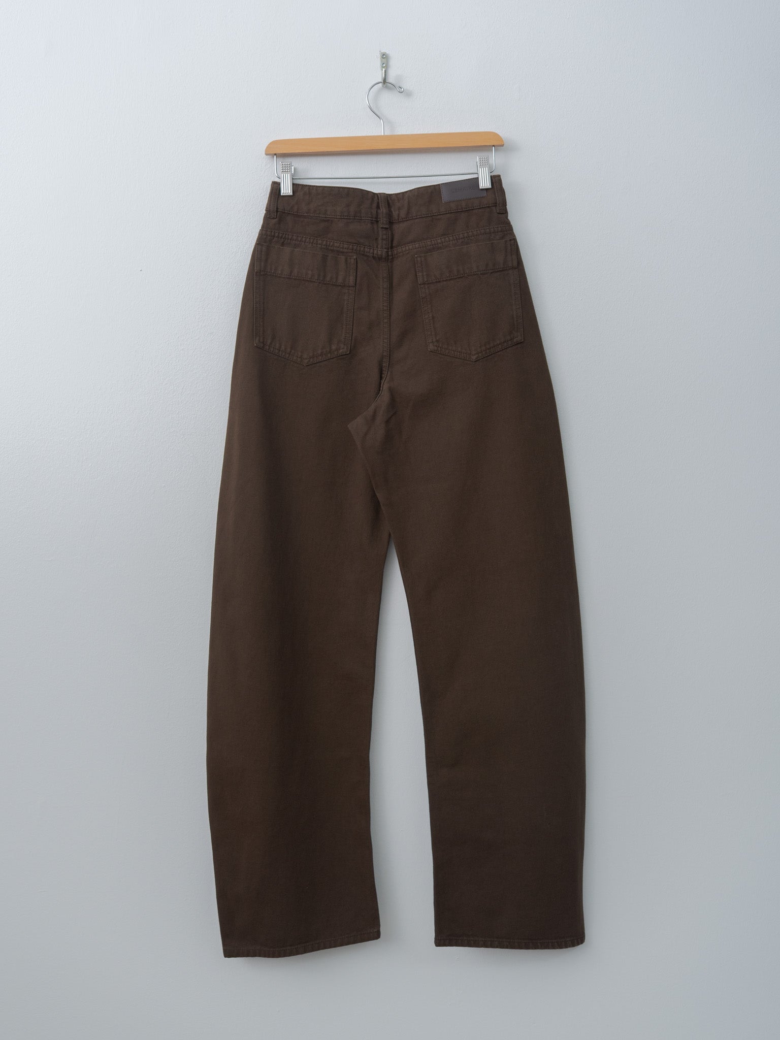 Namu Shop - Lemaire High Waisted Curved Pants - Ristretto