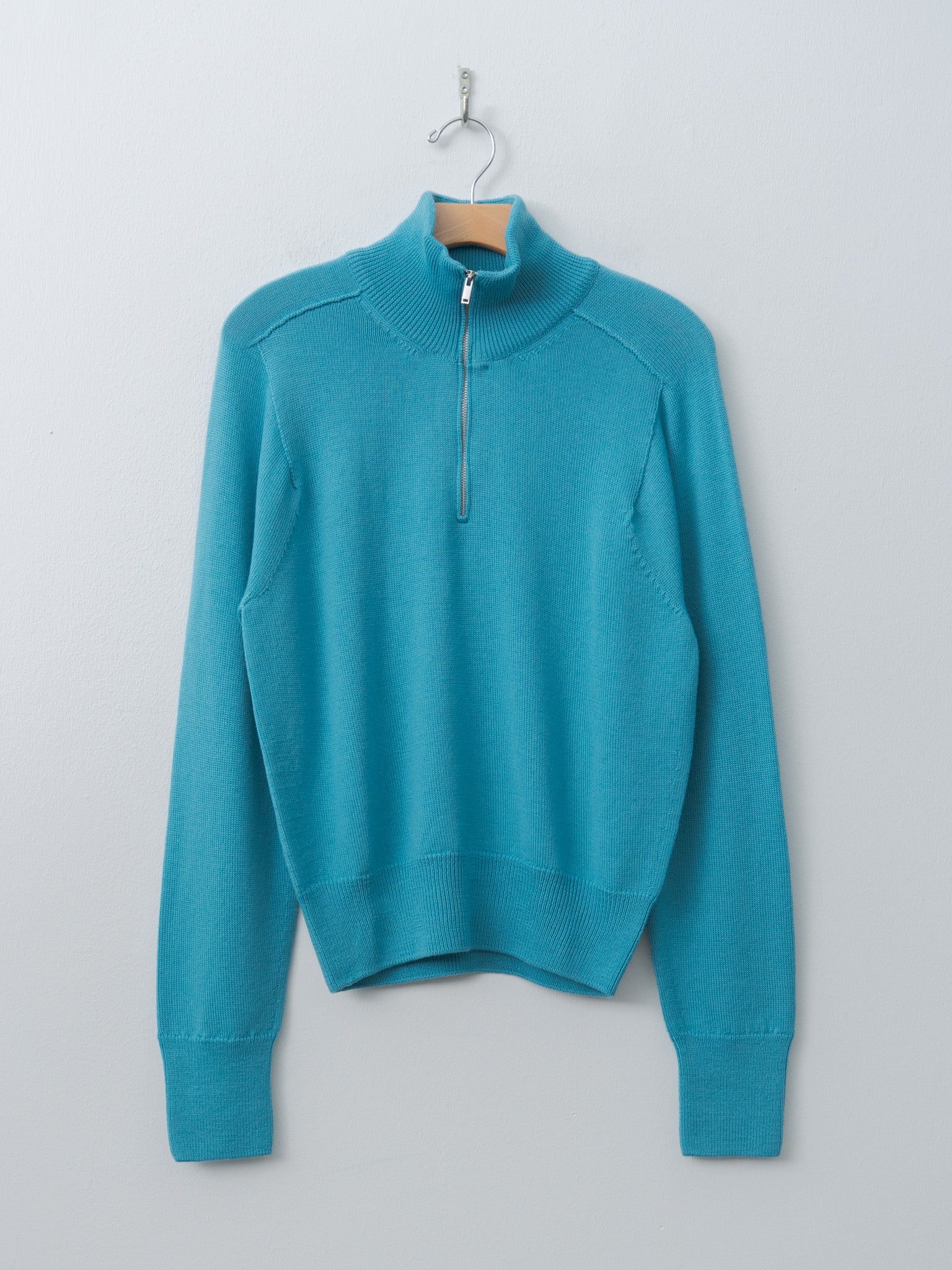 Namu Shop - Studio Nicholson MAREN Zip Up Knit - Sky
