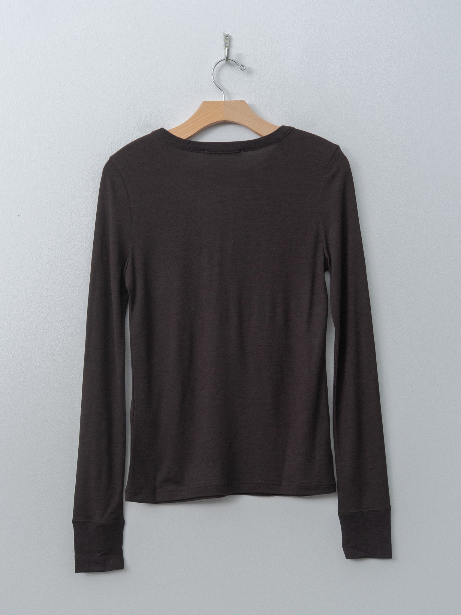 Namu Shop - Studio Nicholson MALIN Top - Black Grape