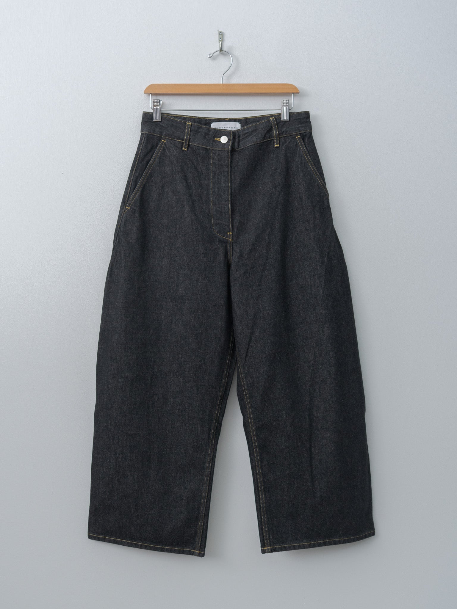 Namu Shop - Studio Nicholson CHALCO Denim Pant - Black
