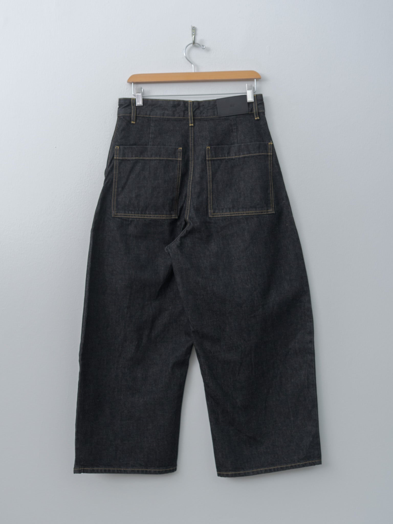 Namu Shop - Studio Nicholson CHALCO Denim Pant - Black