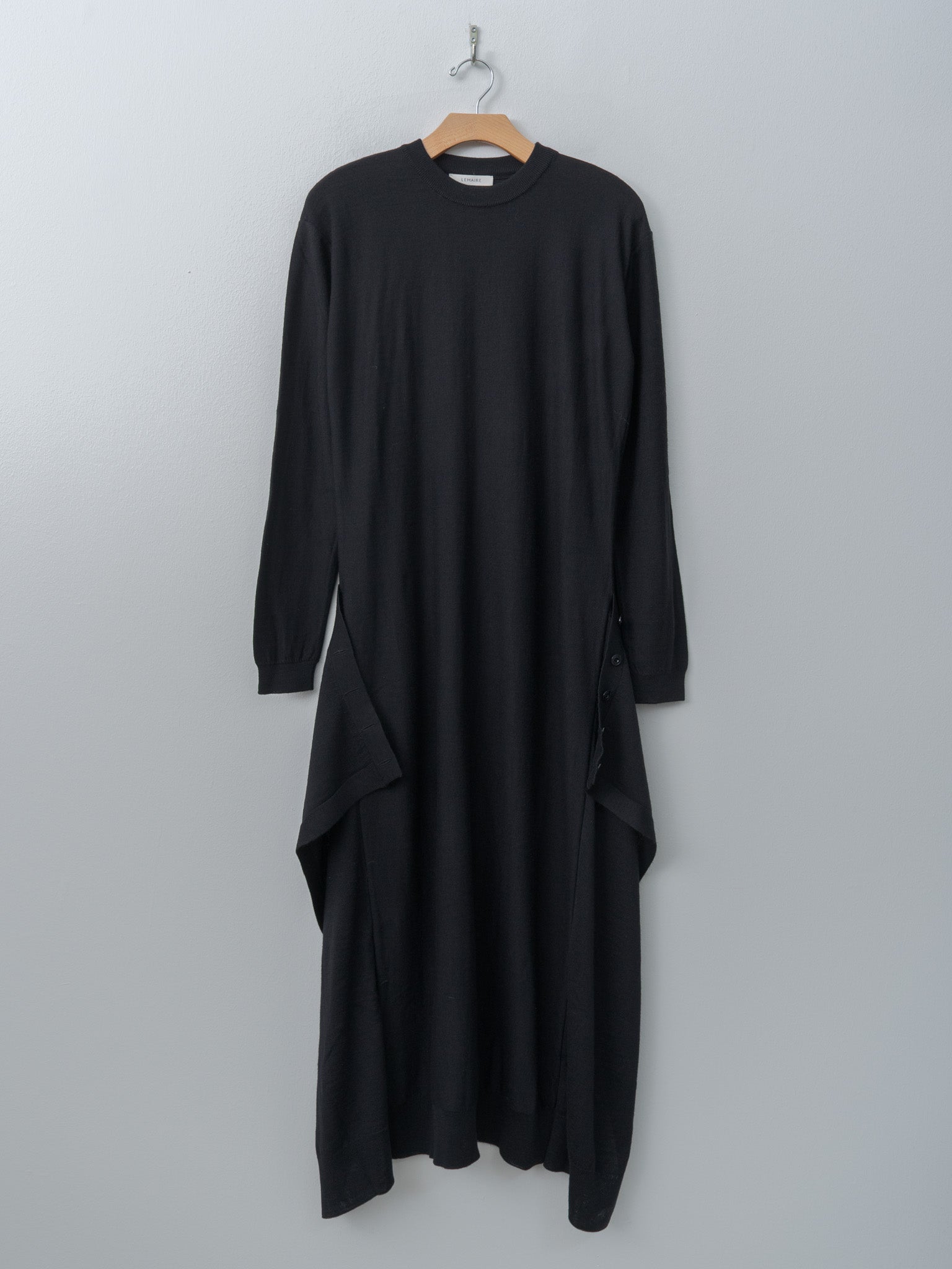 Namu Shop - Lemaire Buttoned Dress - Black