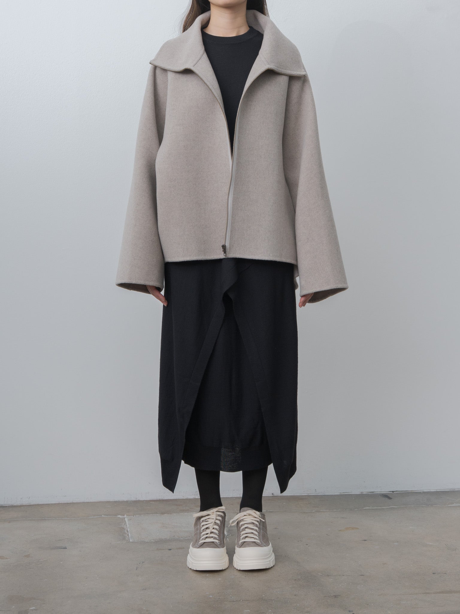 Namu Shop - Lemaire Buttoned Dress - Black