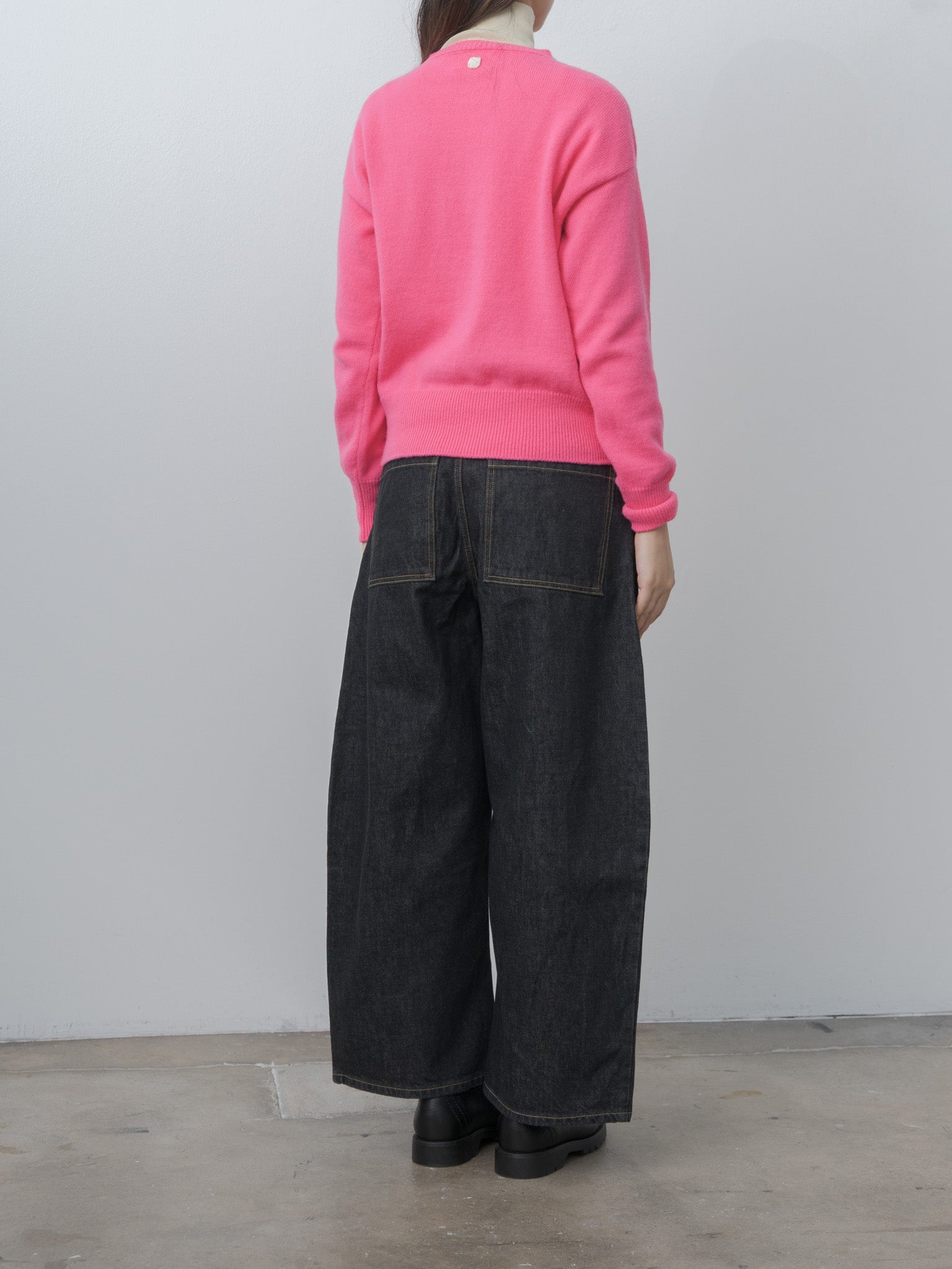 Namu Shop - Studio Nicholson CHALCO Denim Pant - Black