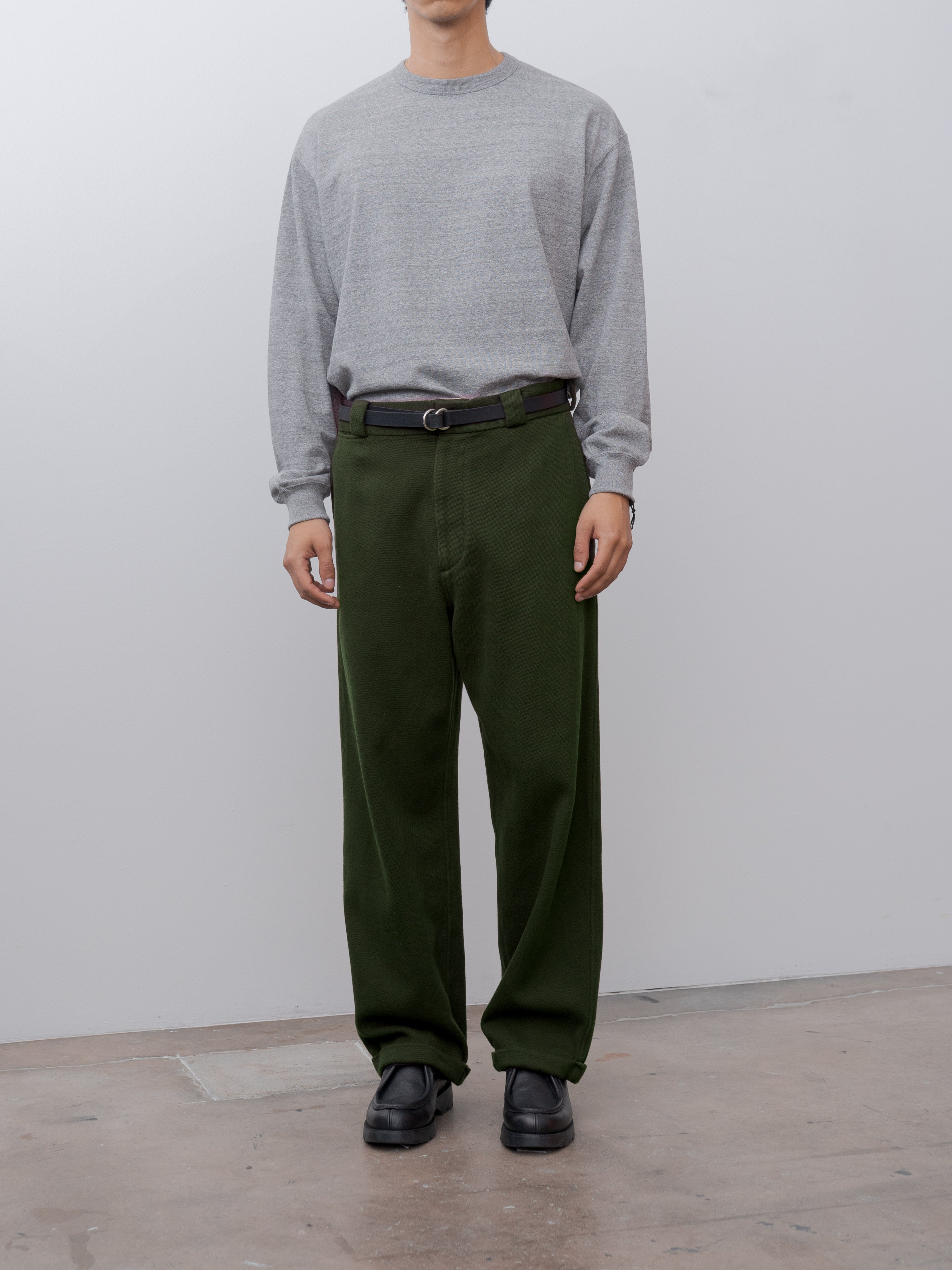 Namu Shop - Yoko Sakamoto Work Trousers - Olive