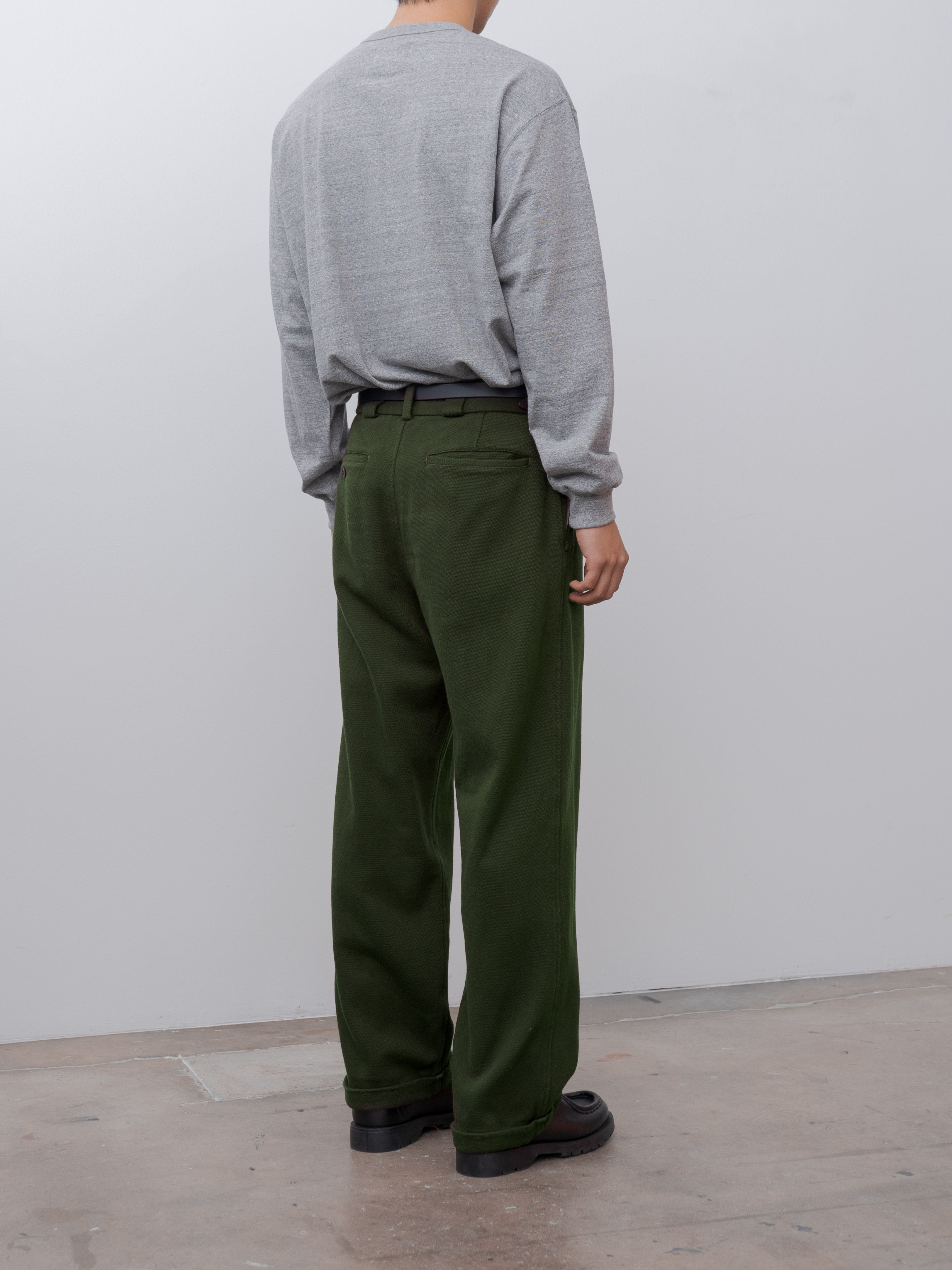 Namu Shop - Yoko Sakamoto Work Trousers - Olive