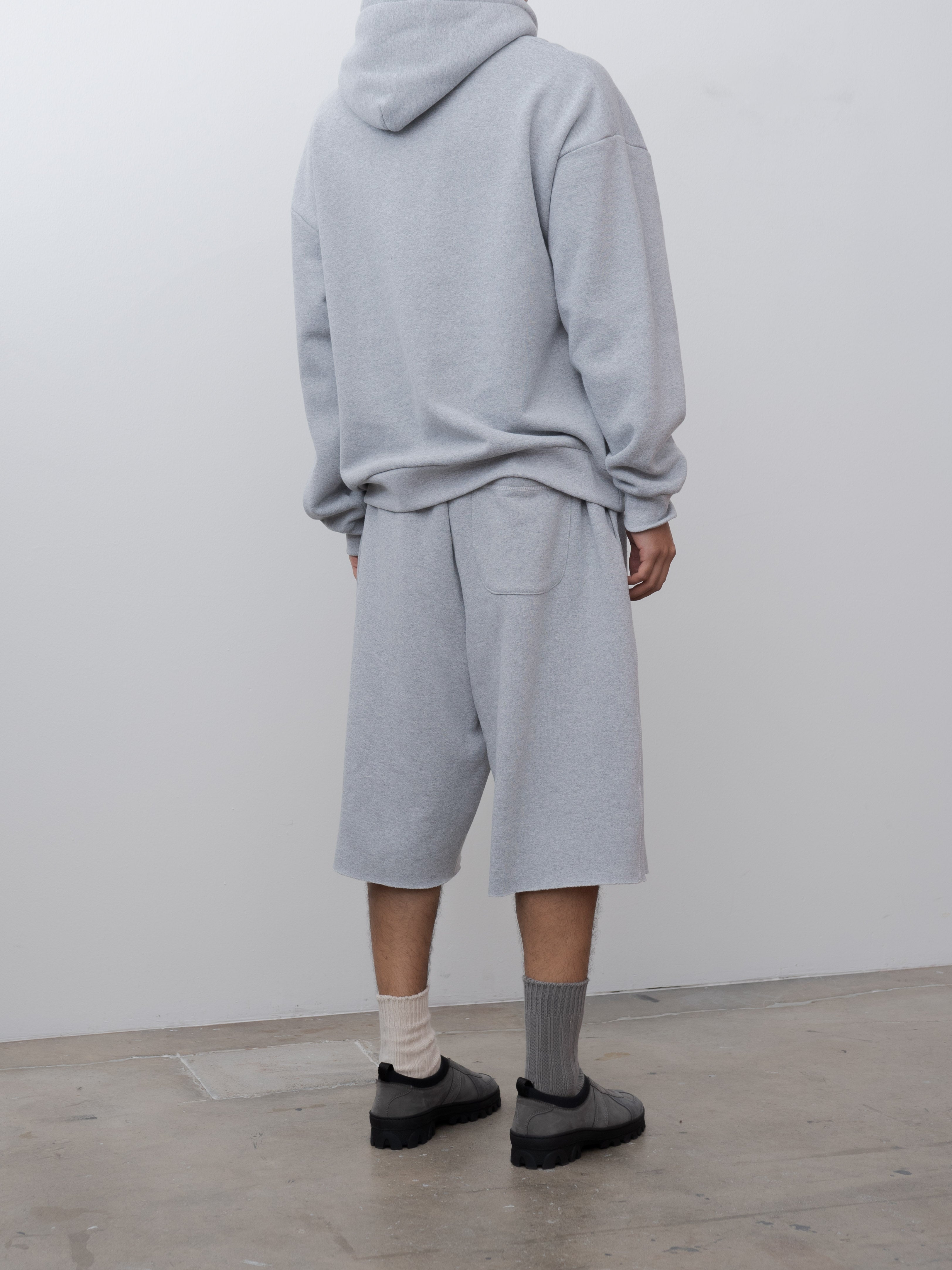 Namu Shop - S.K. Manor Hill Earl Sweatshort - Heather Gray Cotton Fleece