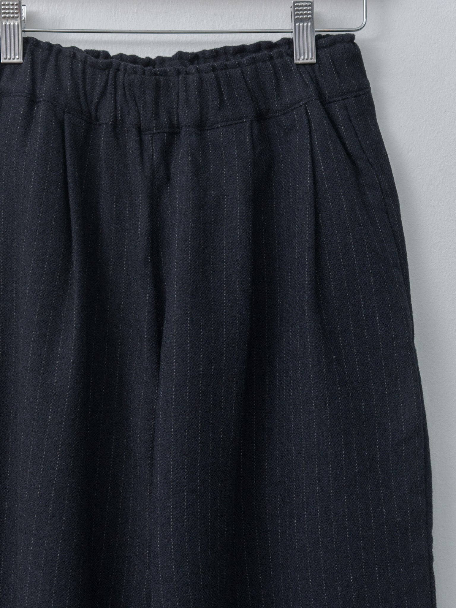Namu Shop - Eleph Luce Trouser - Black Pinstripe