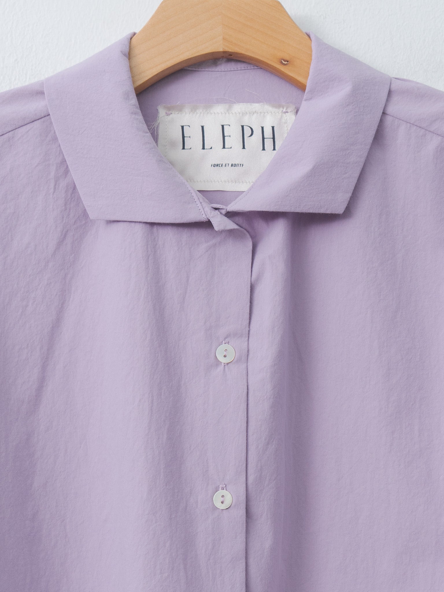 Namu Shop - Eleph Egg Blouse - Purple Cotton