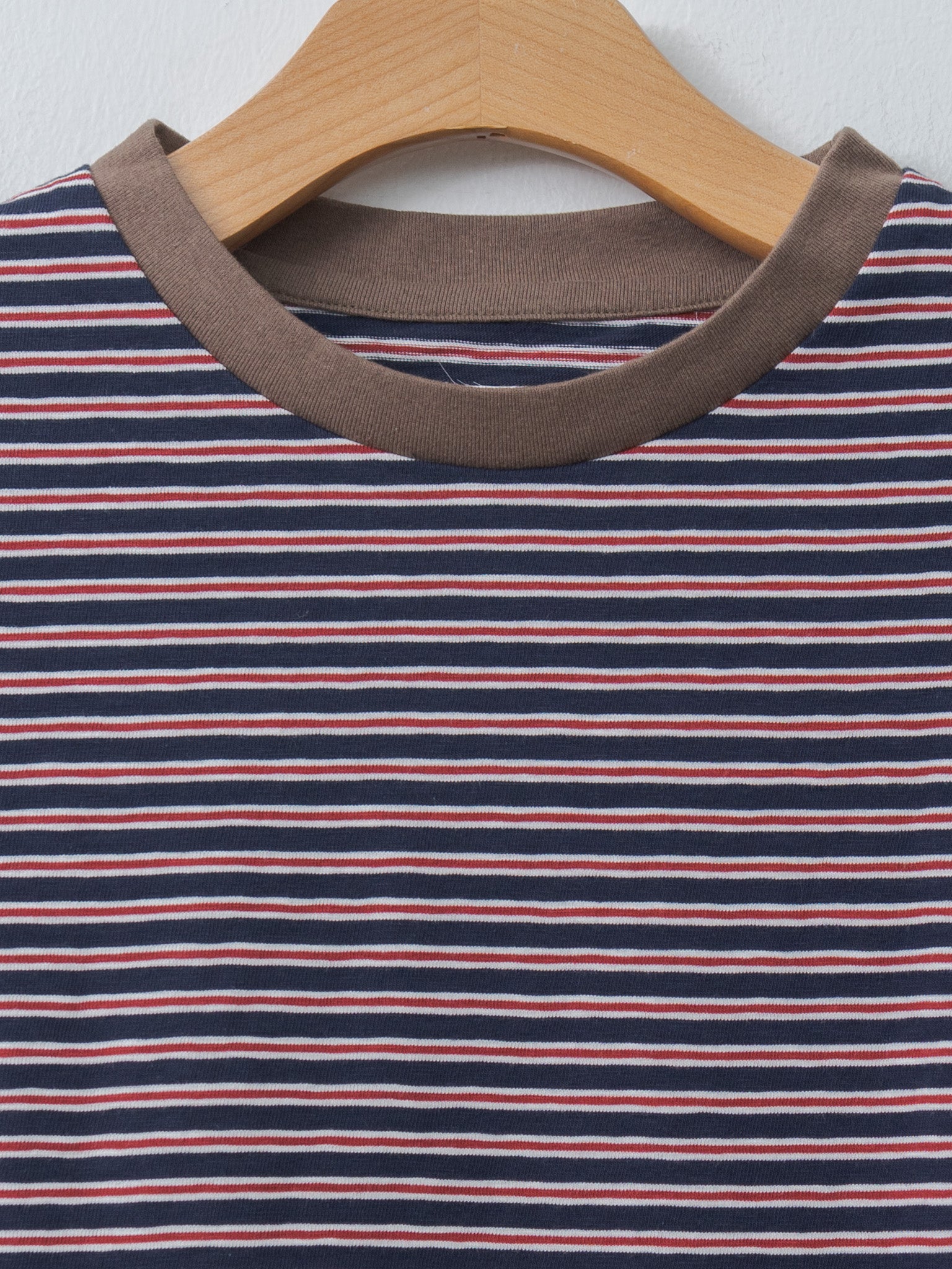 Namu Shop - Eleph Beer Tee - Navy / Red Stripe