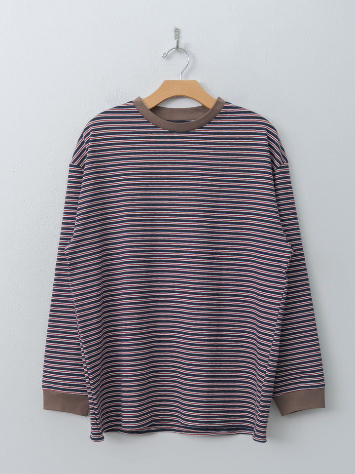 Namu Shop - Eleph Beer Tee - Navy / Red Stripe