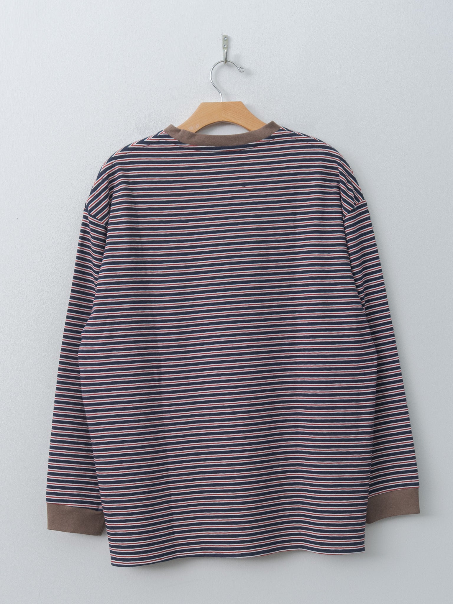 Namu Shop - Eleph Beer Tee - Navy / Red Stripe