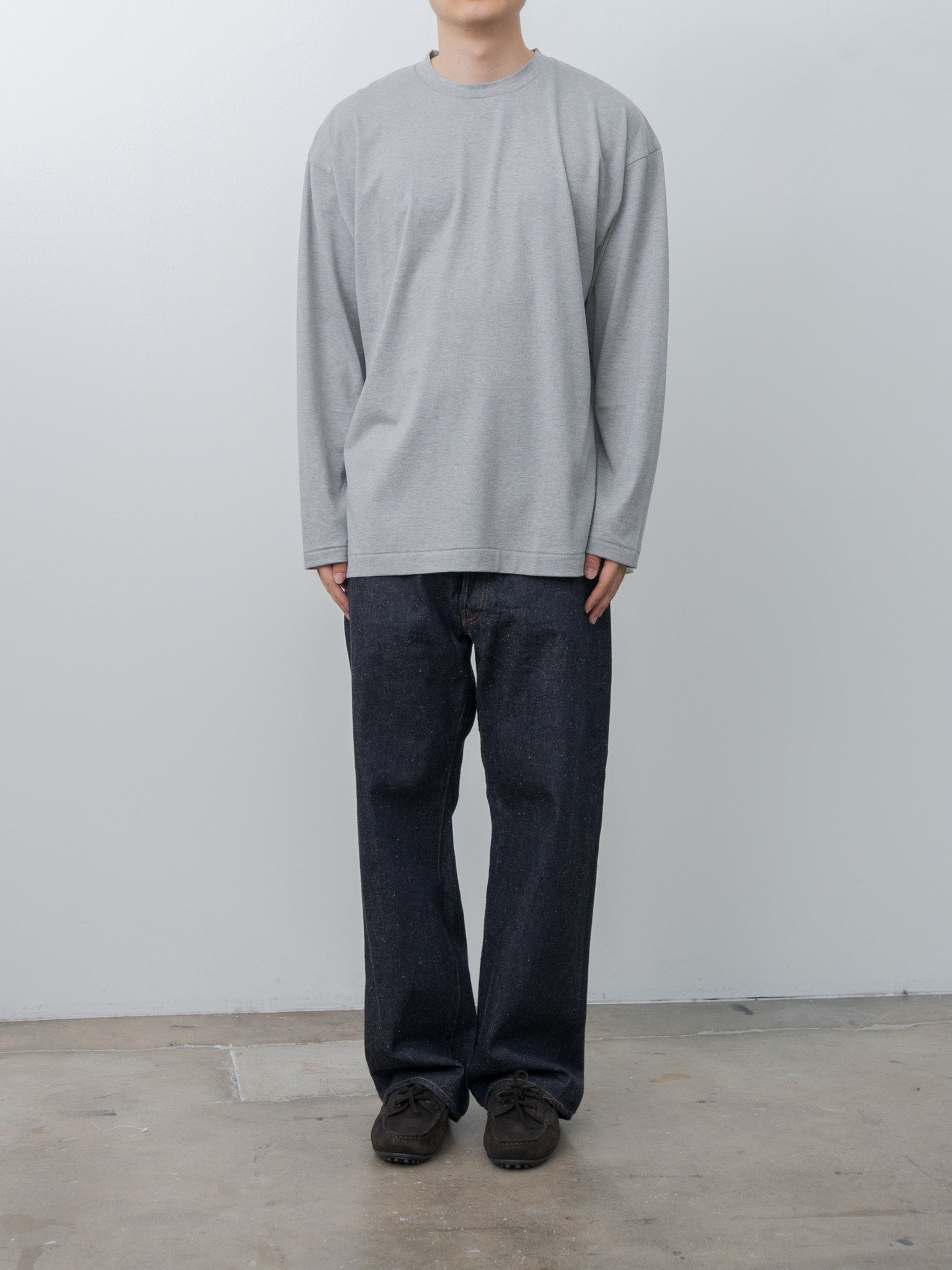 Namu Shop - Aton Suvin 60/2 Oversized Long Sleeve T-Shirt