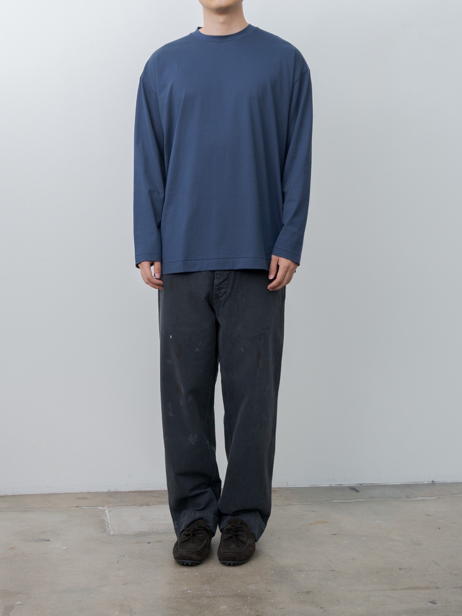 Namu Shop - Aton Suvin 60/2 Oversized Long Sleeve T-Shirt