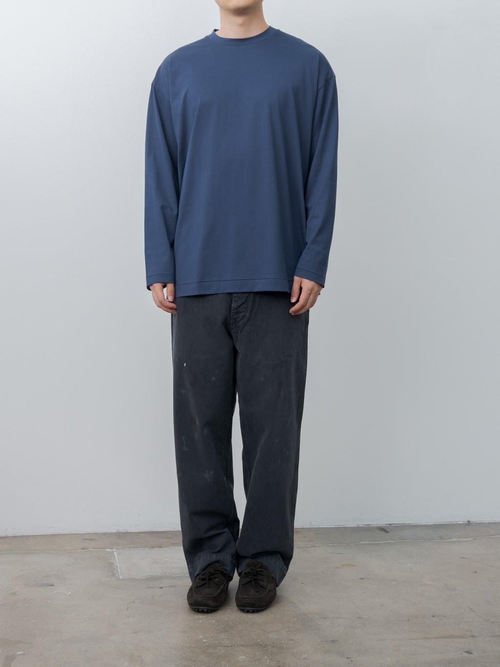 Namu Shop - Aton Suvin 60/2 Oversized Long Sleeve T-Shirt