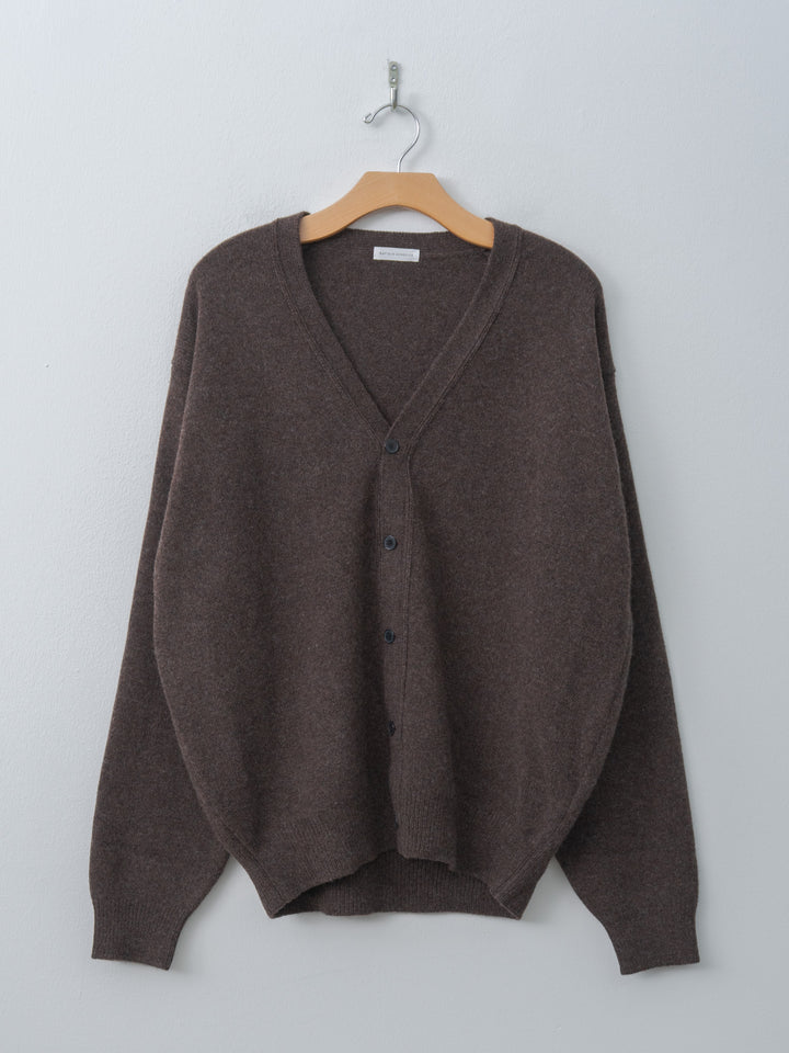 Lambswool Cardigan - Brown