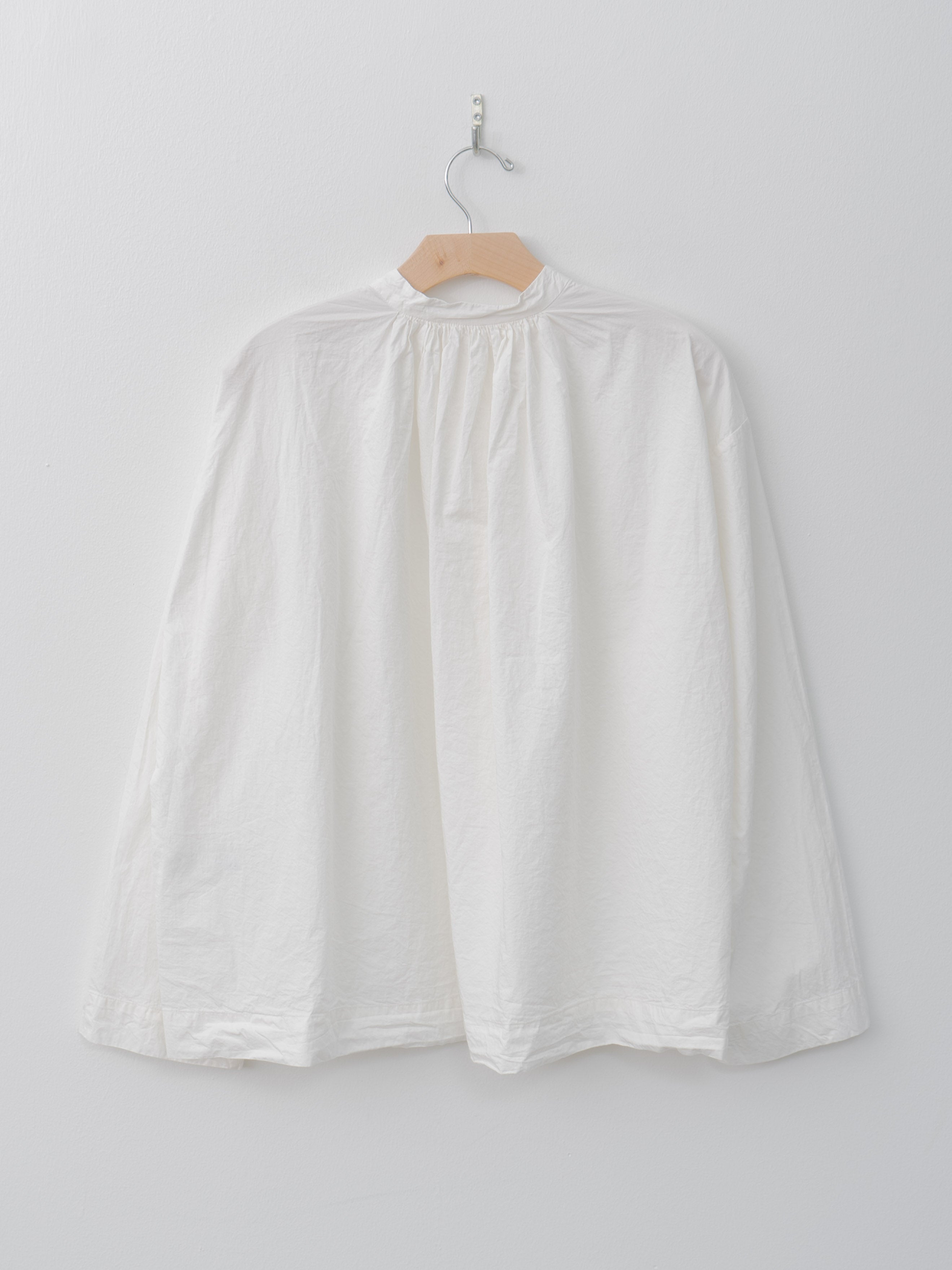 Namu Shop - Veritecoeur Shrink Gathered Shirt - White